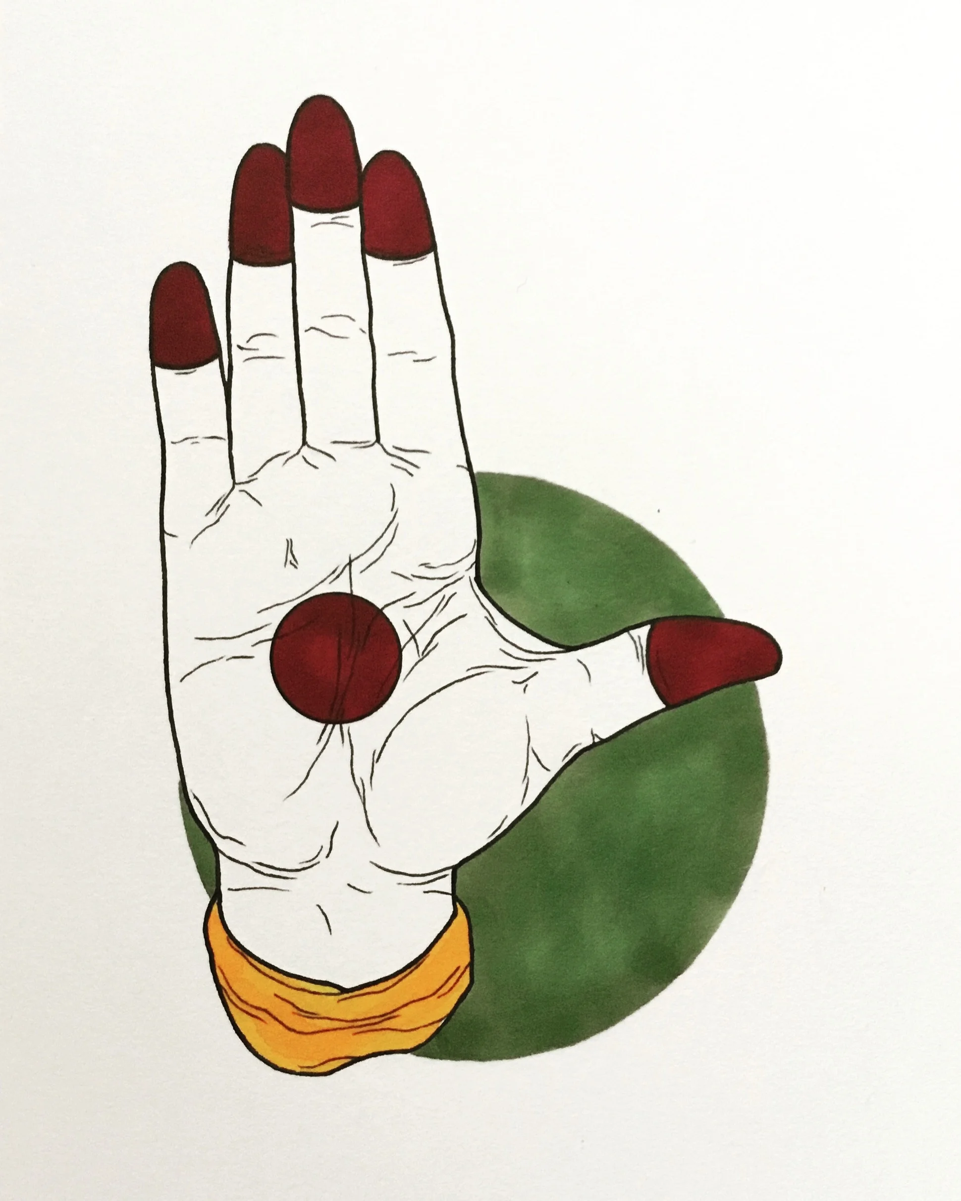 Ardha-Chandra Mudra