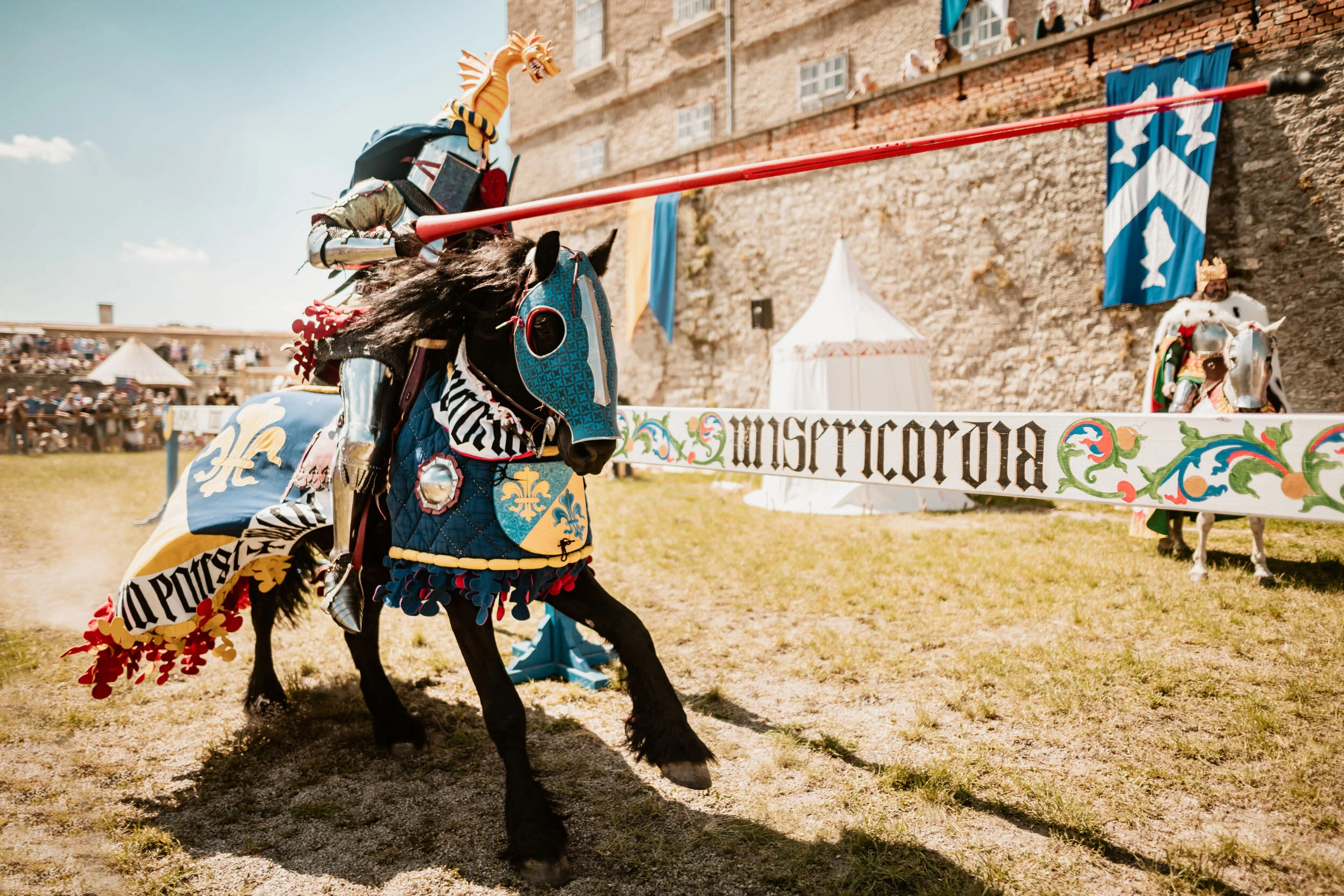 Knight festival Rotenstein 2018 at the Castle Holíč