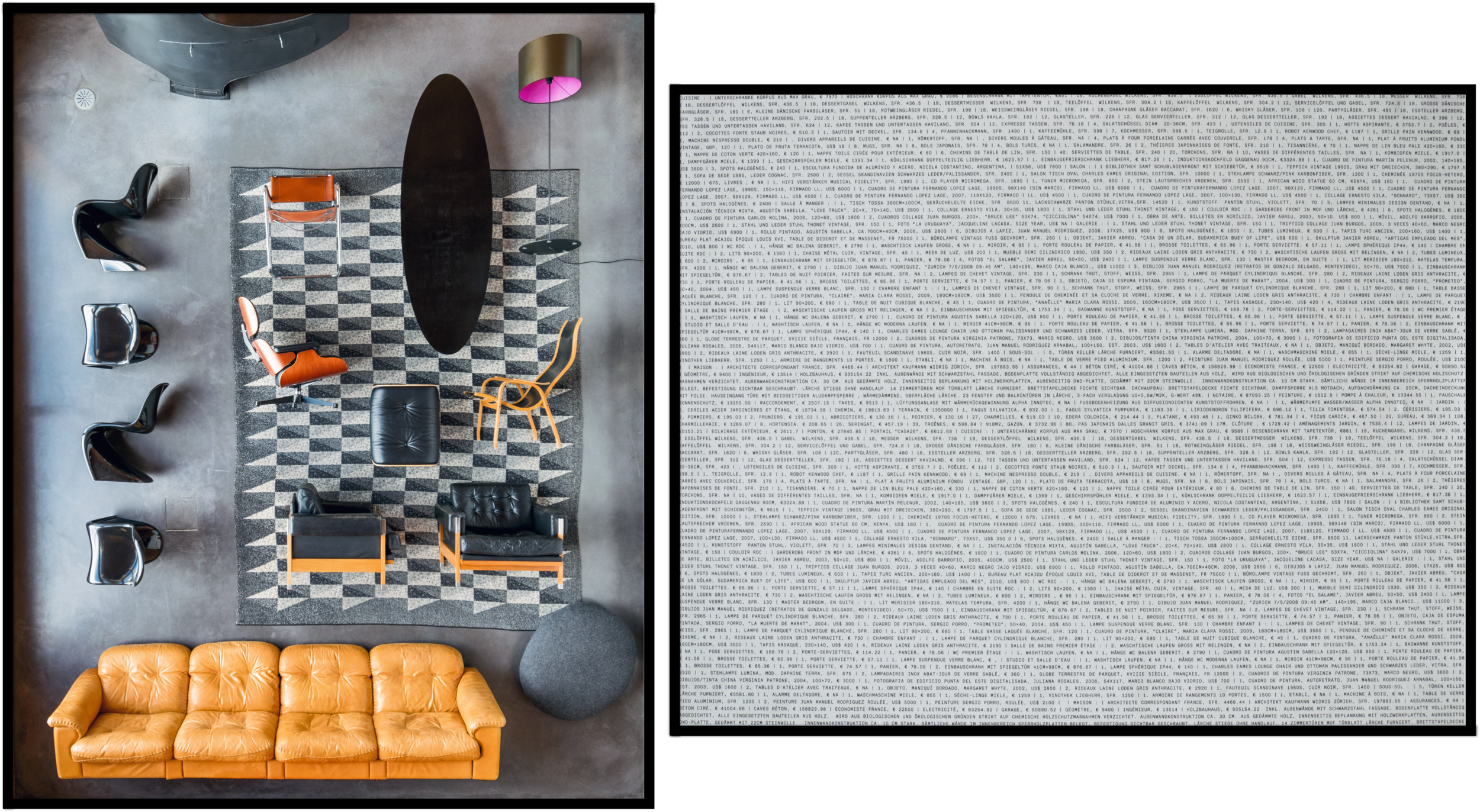 Archeology of Power, diptych, photographs 100cm x 80 cm and 80cm x 100cm