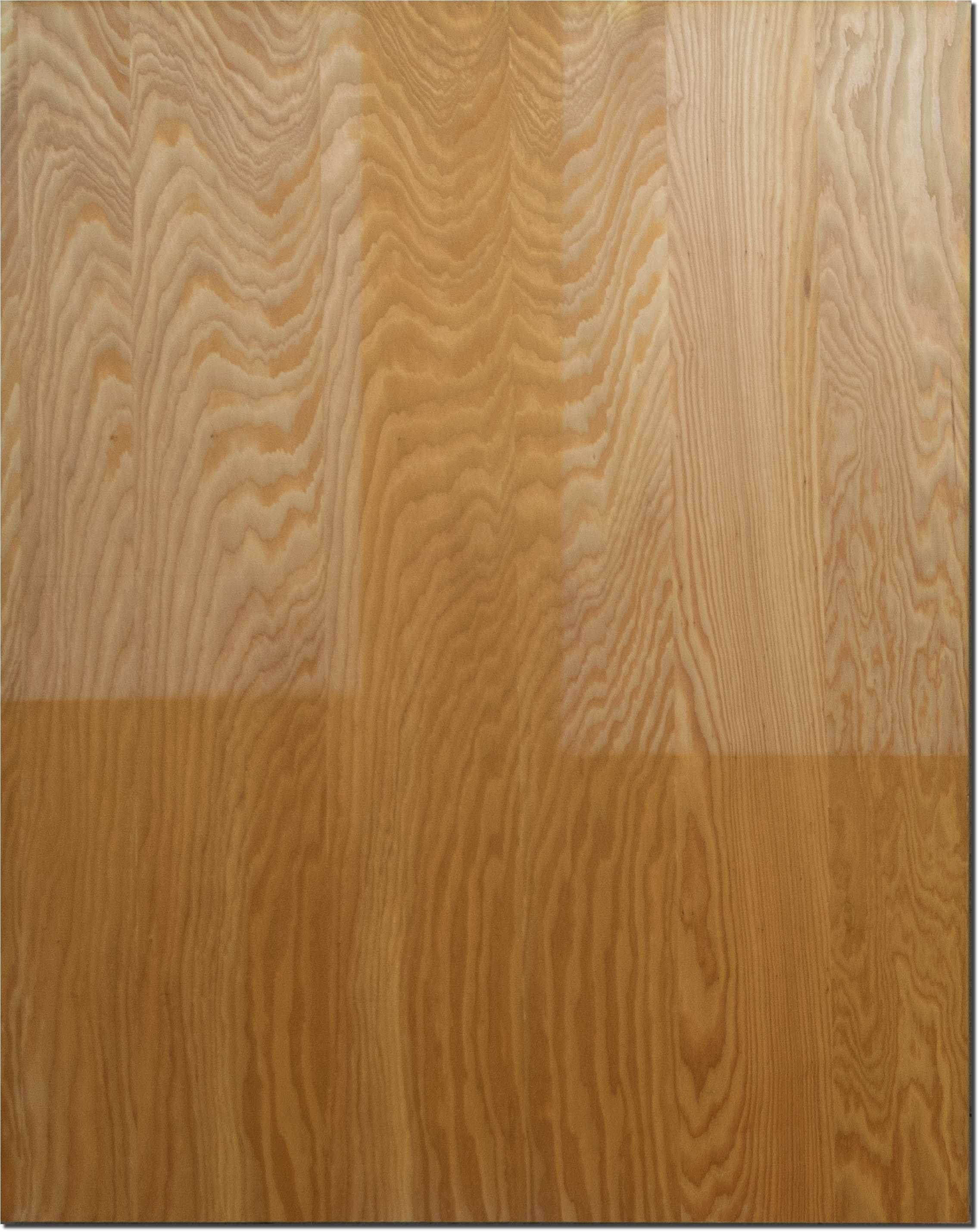 No Time for Time #1, larch wood panel, natural photographic development, 140cm x 110cm