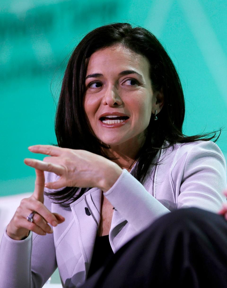 Facebook Chief Executive Officer Sheryl Sandberg at U.S. Conference of Mayors in Boston, Friday, June 8, 2018. ASSOCIATED PRESS