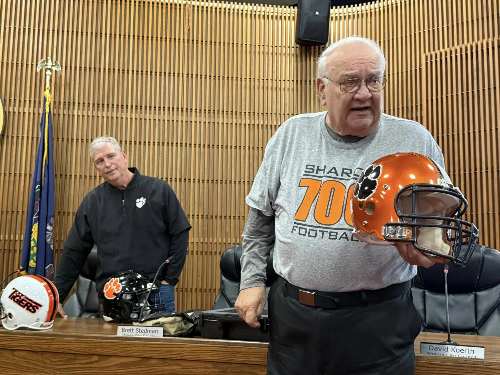 Sharon coaches write book on history of football program