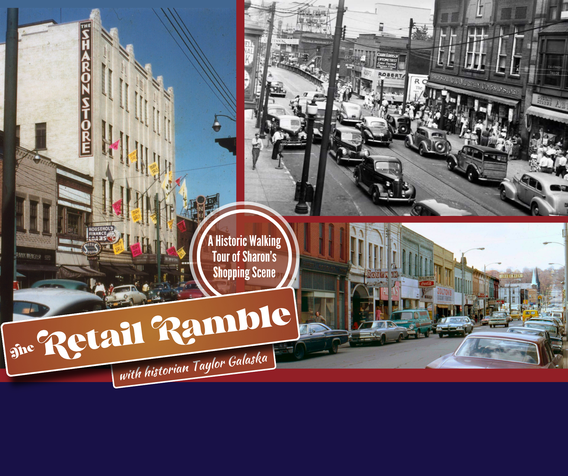 The Retail Ramble: A Historic Walking Tour of Sharon's Shopping Scene