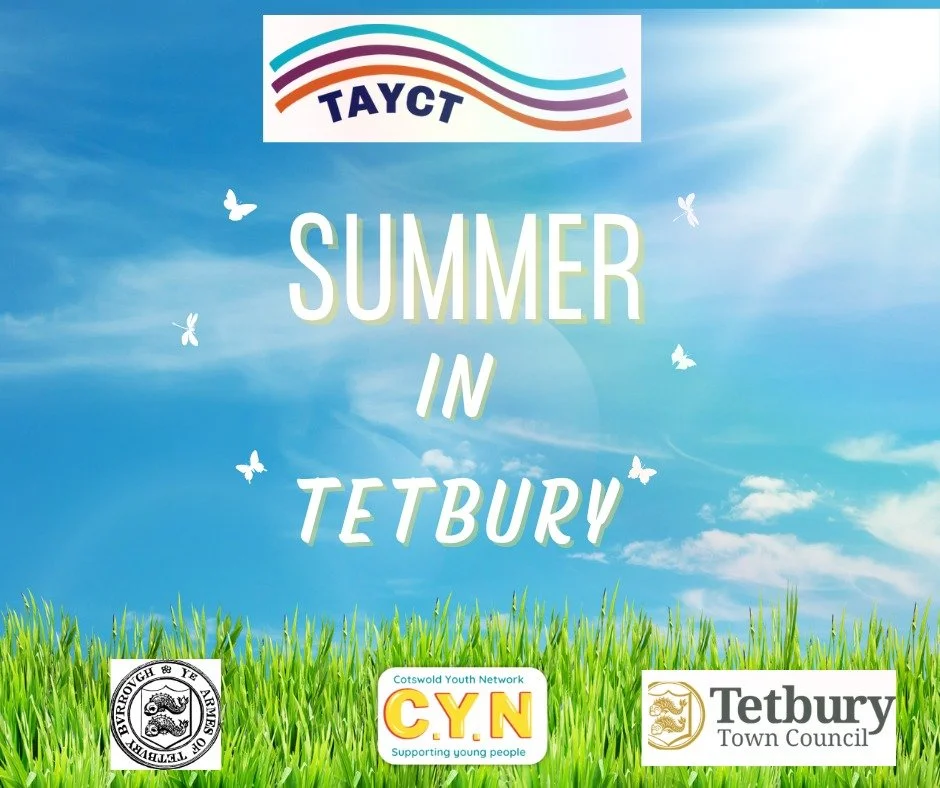 🌞 Summer in Tetbury 🌞

What an exciting timetable of events we have for children, young people and families this year in Tetbury! 

All of our events are free to attend, some are bookable others just drop in. Please see posters below for details an