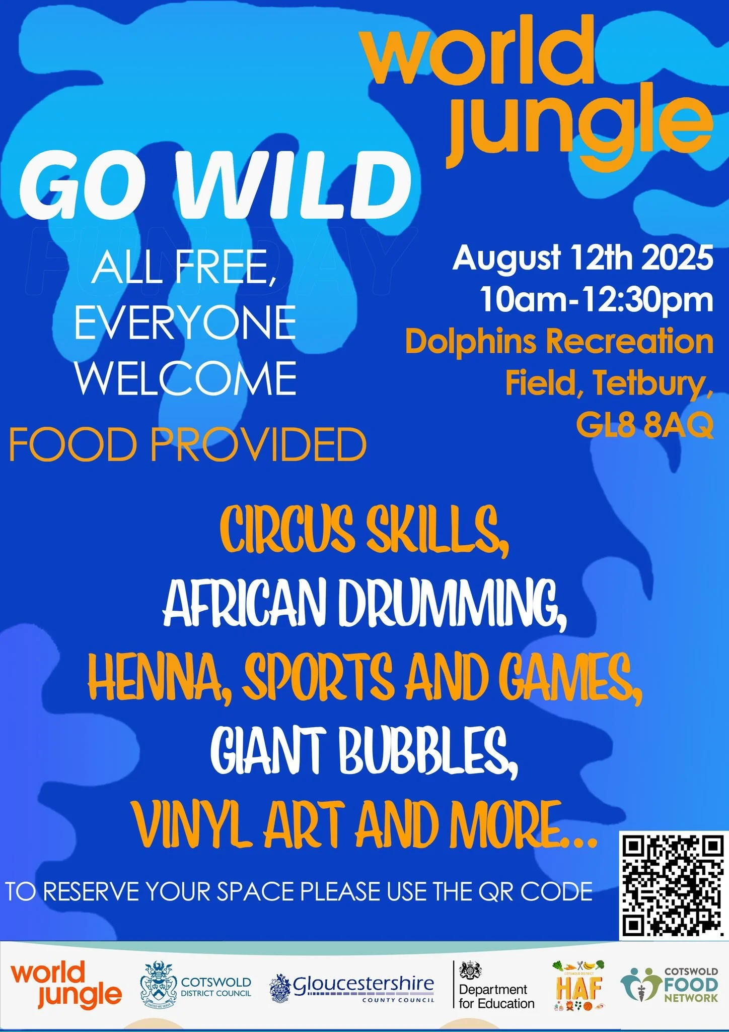 Come and join @worldjungle  on the Rec tomorrow morning for some free and exciting fun play - all welcome 🥁