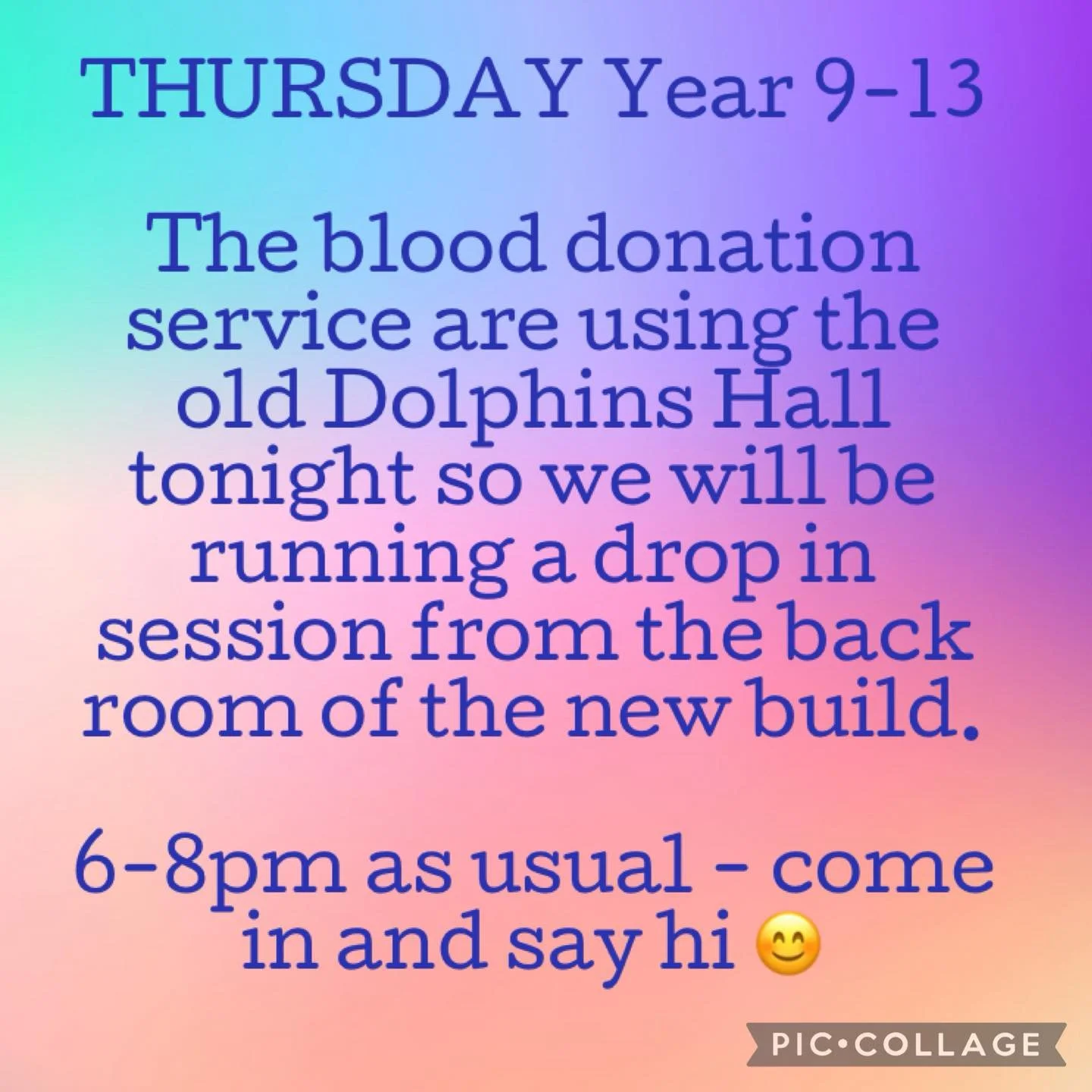 Spread the word - location change just for tonight 👇🏻