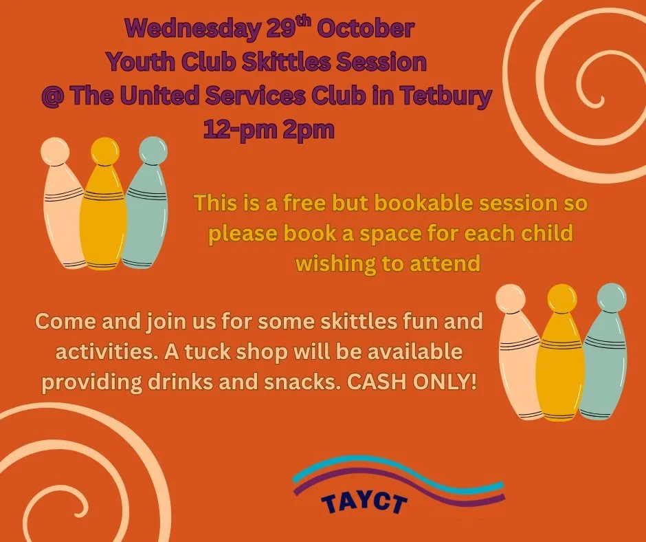 ๐ณ Secure a free space for your young person ASAP!
School years 7-13
Just click on the link below:
https://www.eventbrite.co.uk/.../youth-club-skittles...
