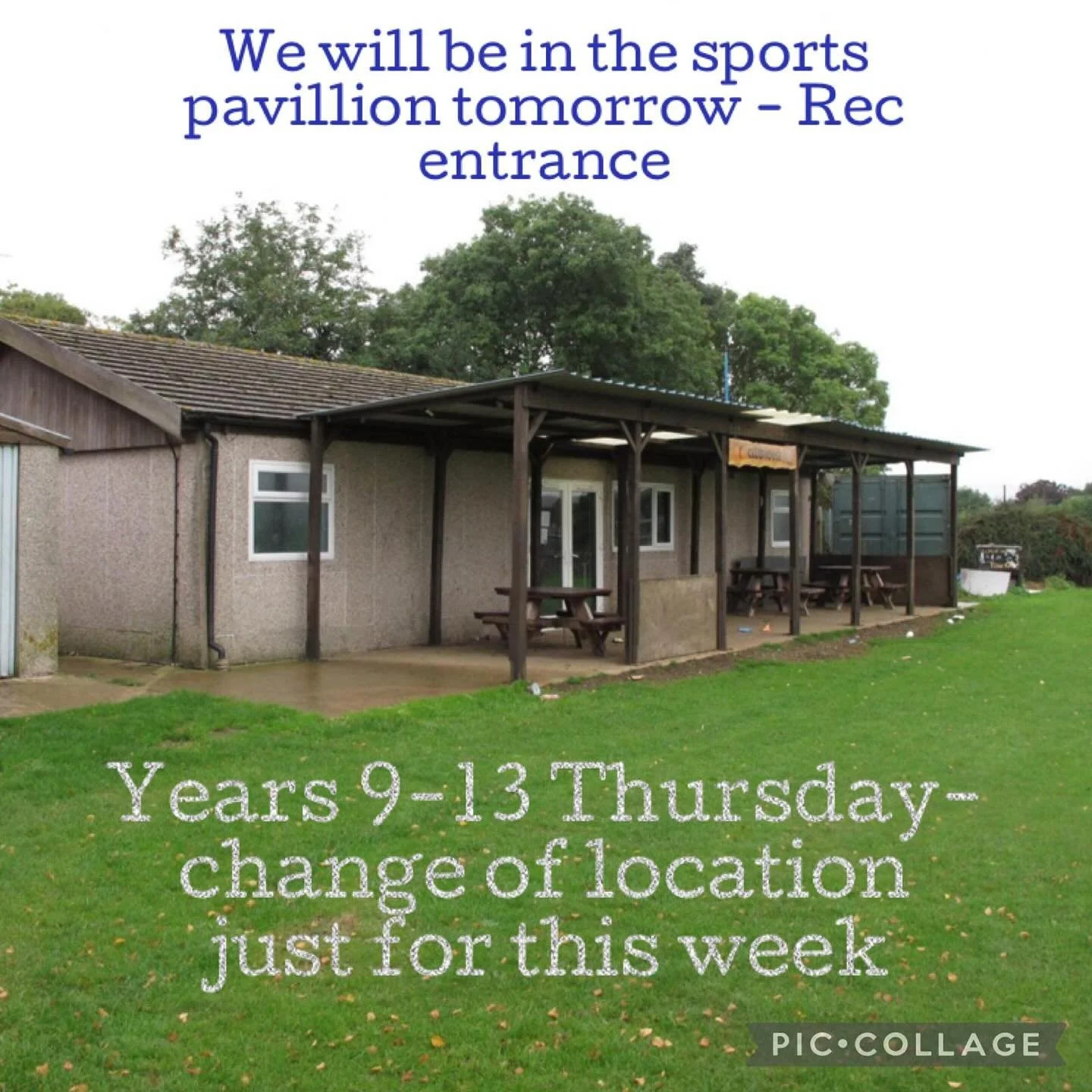 Change of location for our Thursday session this week!