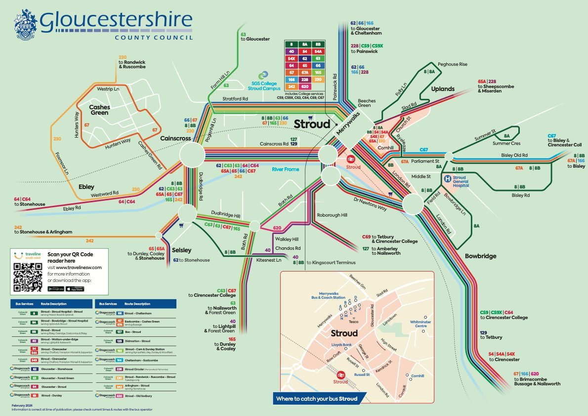 https://gloucestershire.gov.uk/transport/county-bus-network-maps/

A handy link to bus route maps for the county for those young people looking to explore some travel independence 🚍
