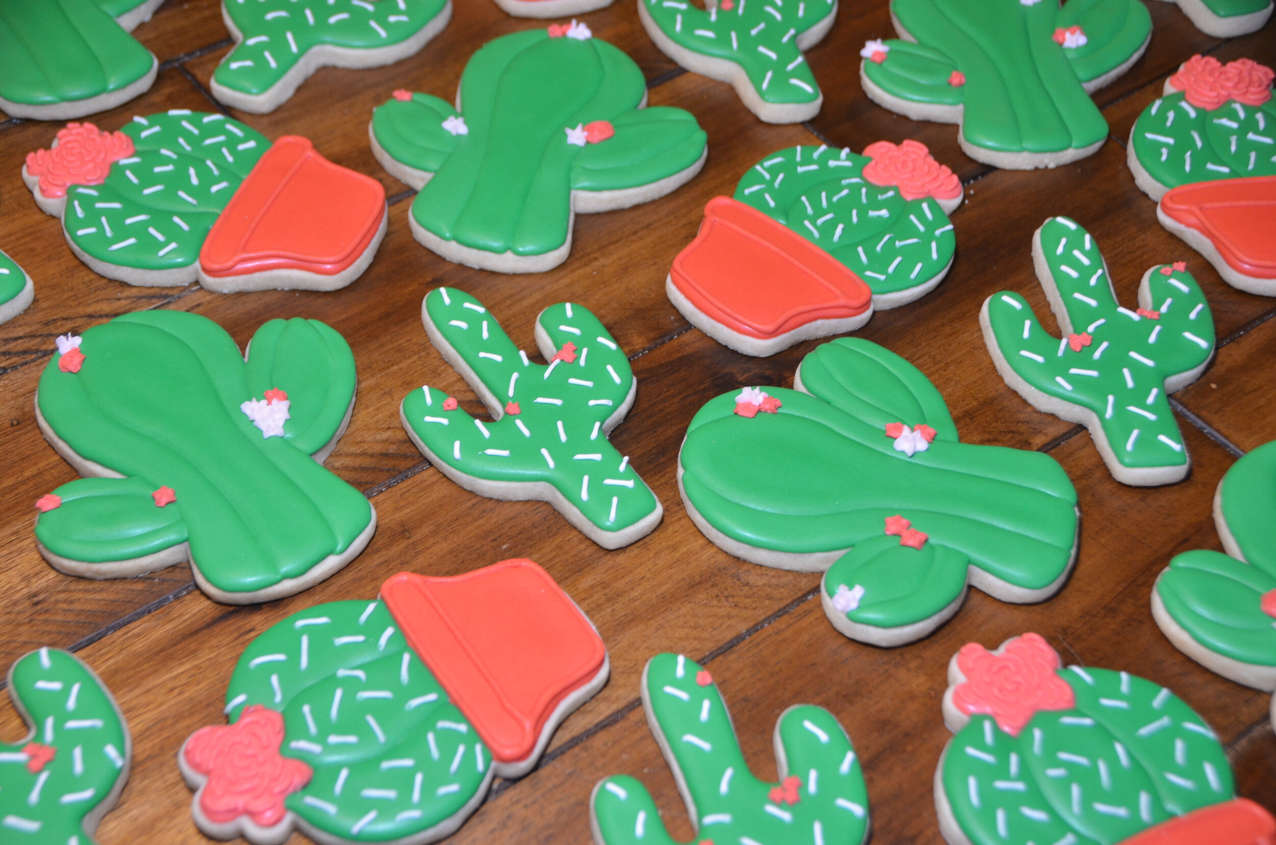 Cactus Sugar Cookies