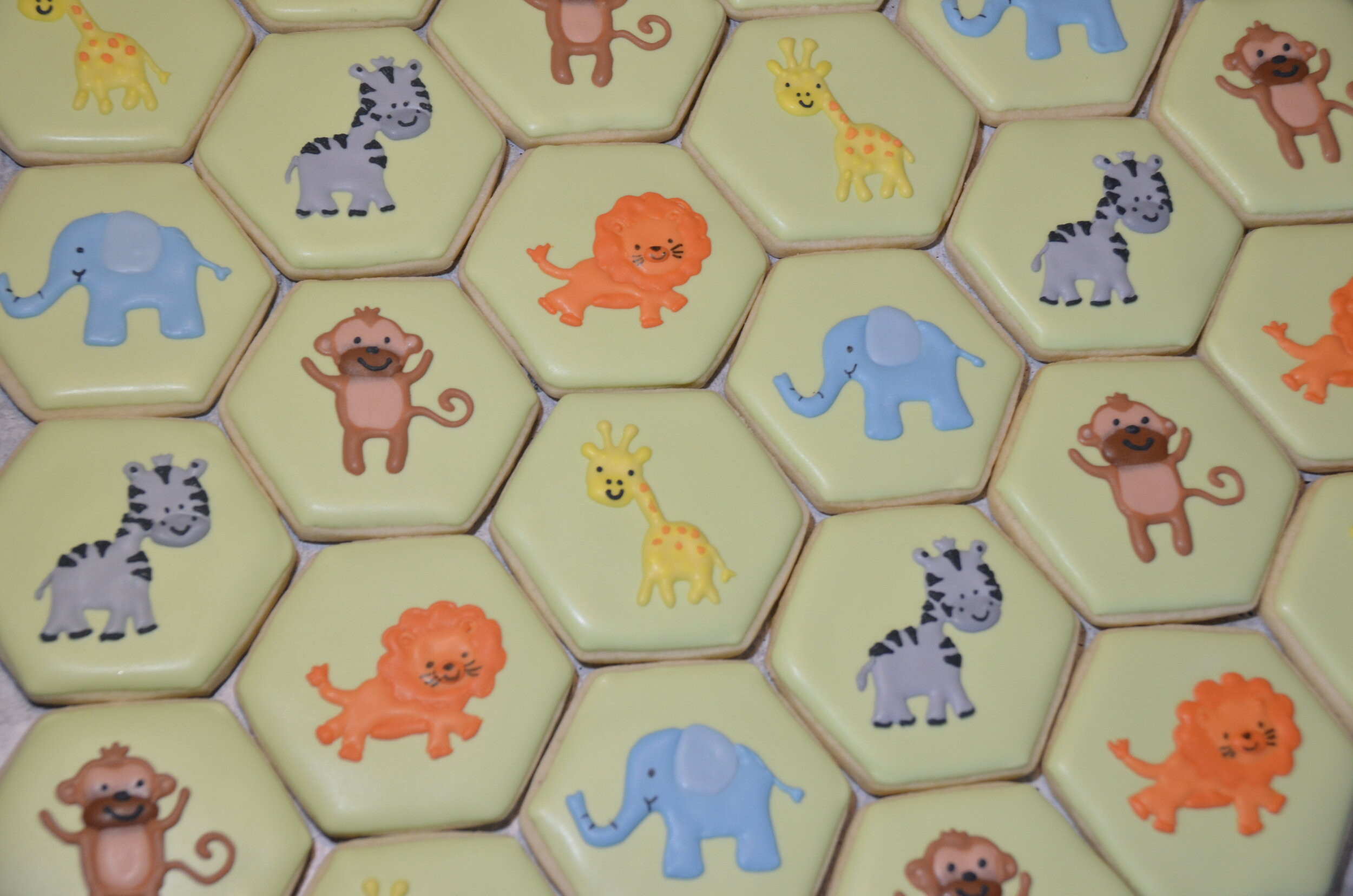 Zoo Animal Sugar Cookies