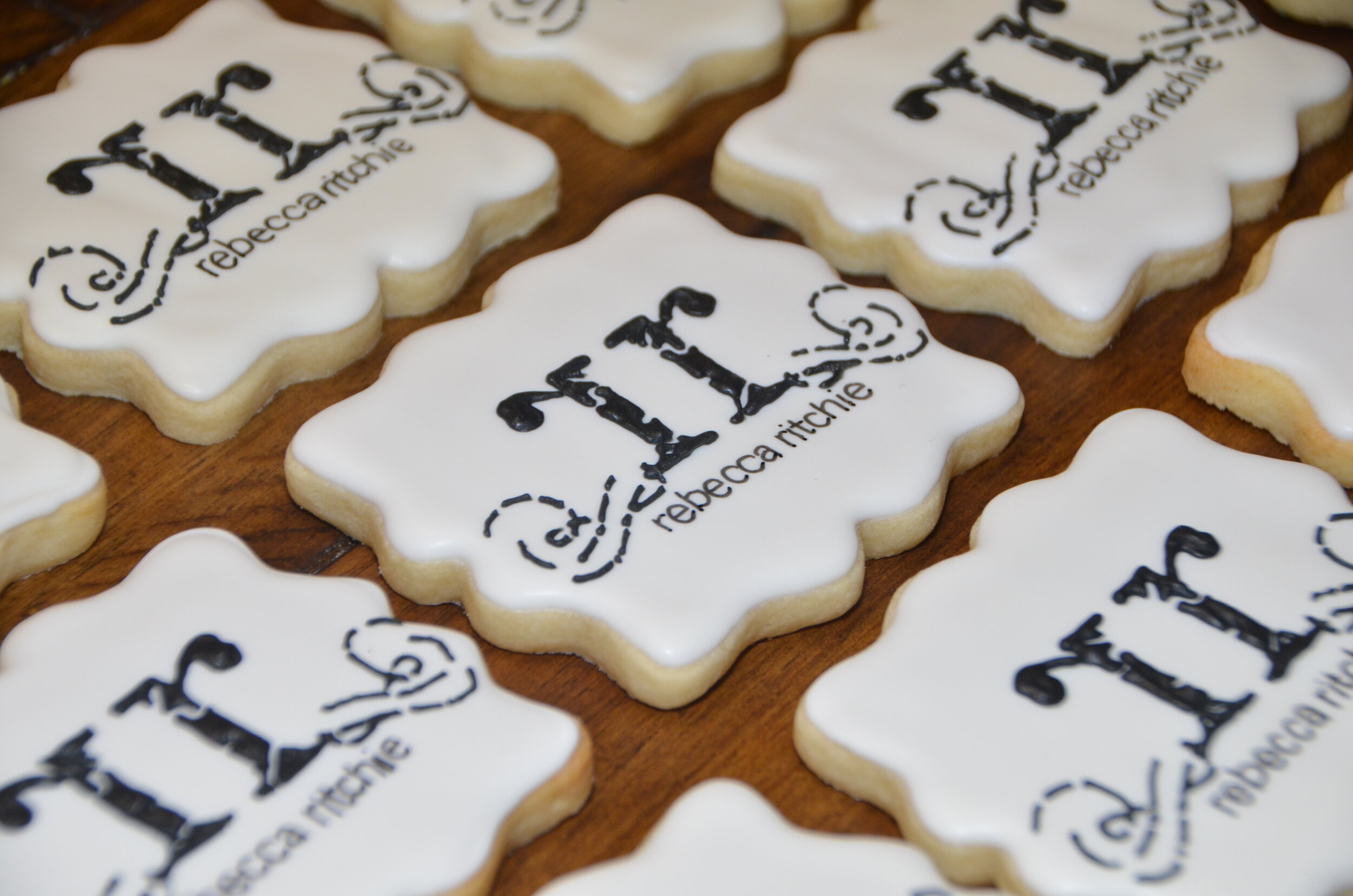 Rebecca Ritchie Makeup Logo Cookies