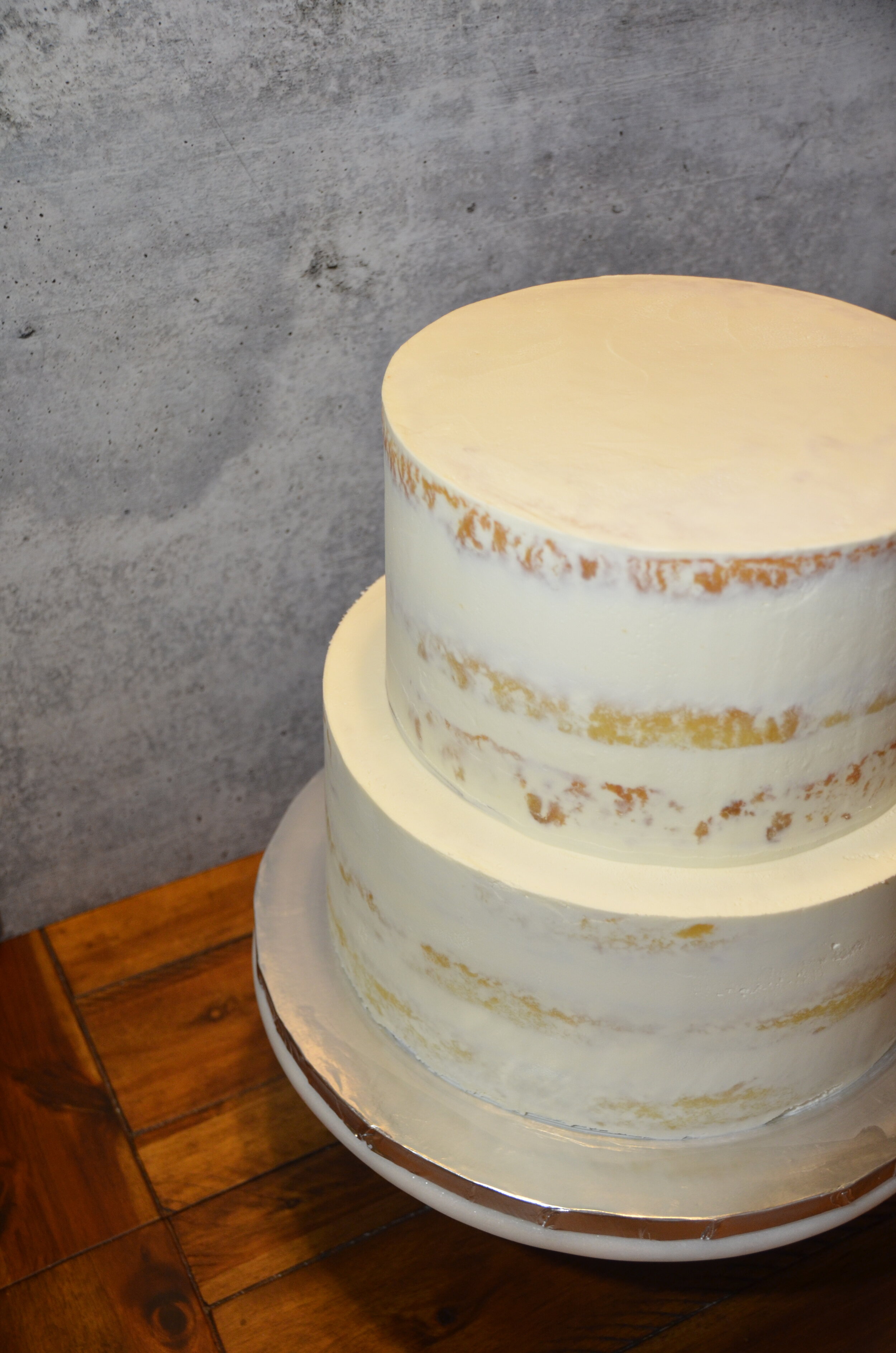 Semi Naked Wedding Cake