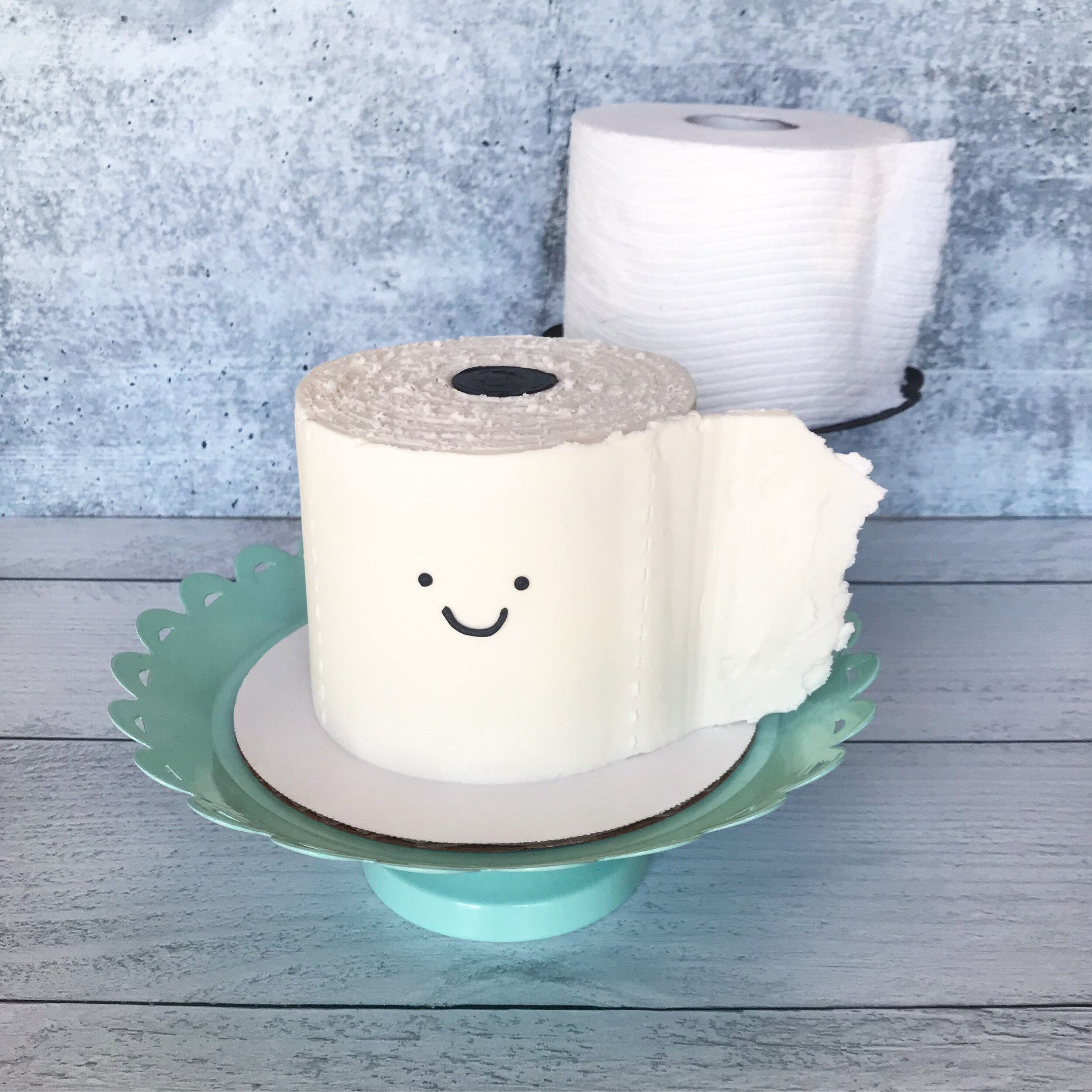 Toilet Paper Cake