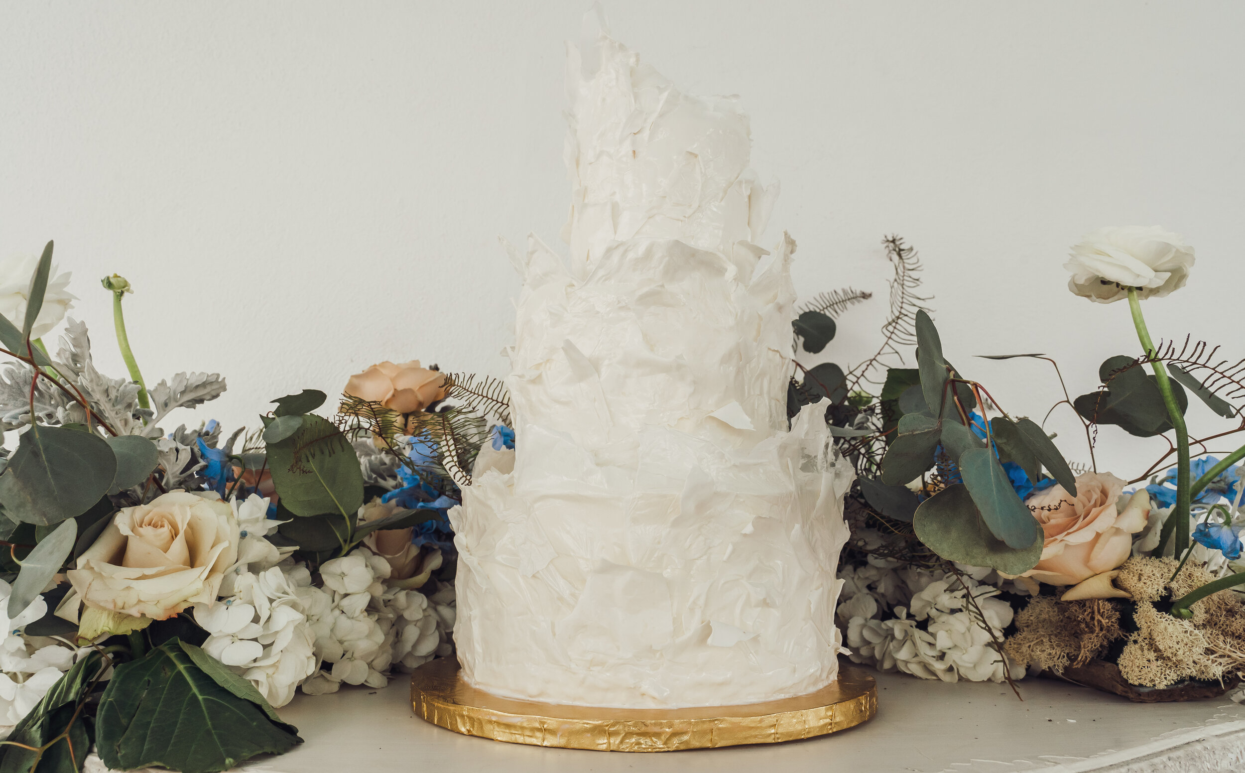 Artistic French Statement Wedding Cake