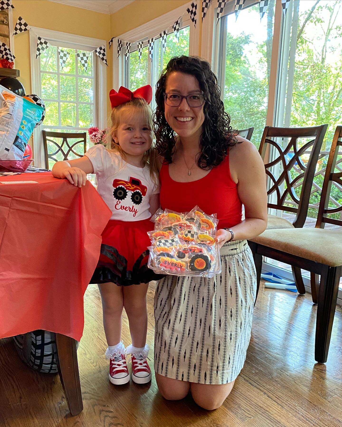 The past three years have Blazed by! I can&rsquo;t believe my sweet niece is 3! 

I&rsquo;m so glad I be there to celebrate her birthday and could turn her cookiefy her theme - Blaze and the Monster Machines.