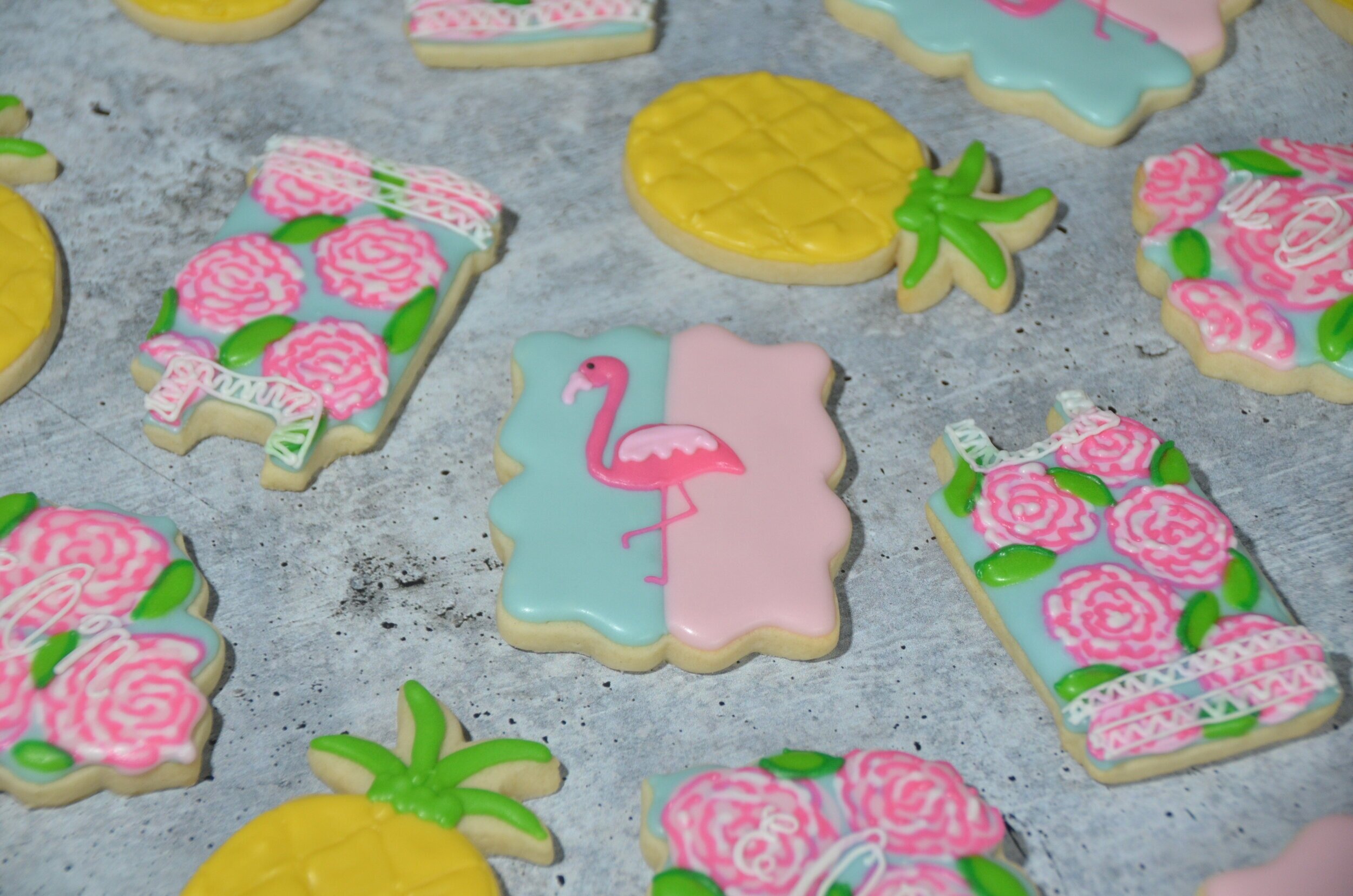 Flamingo & Lilly Pulitzer First Birthday