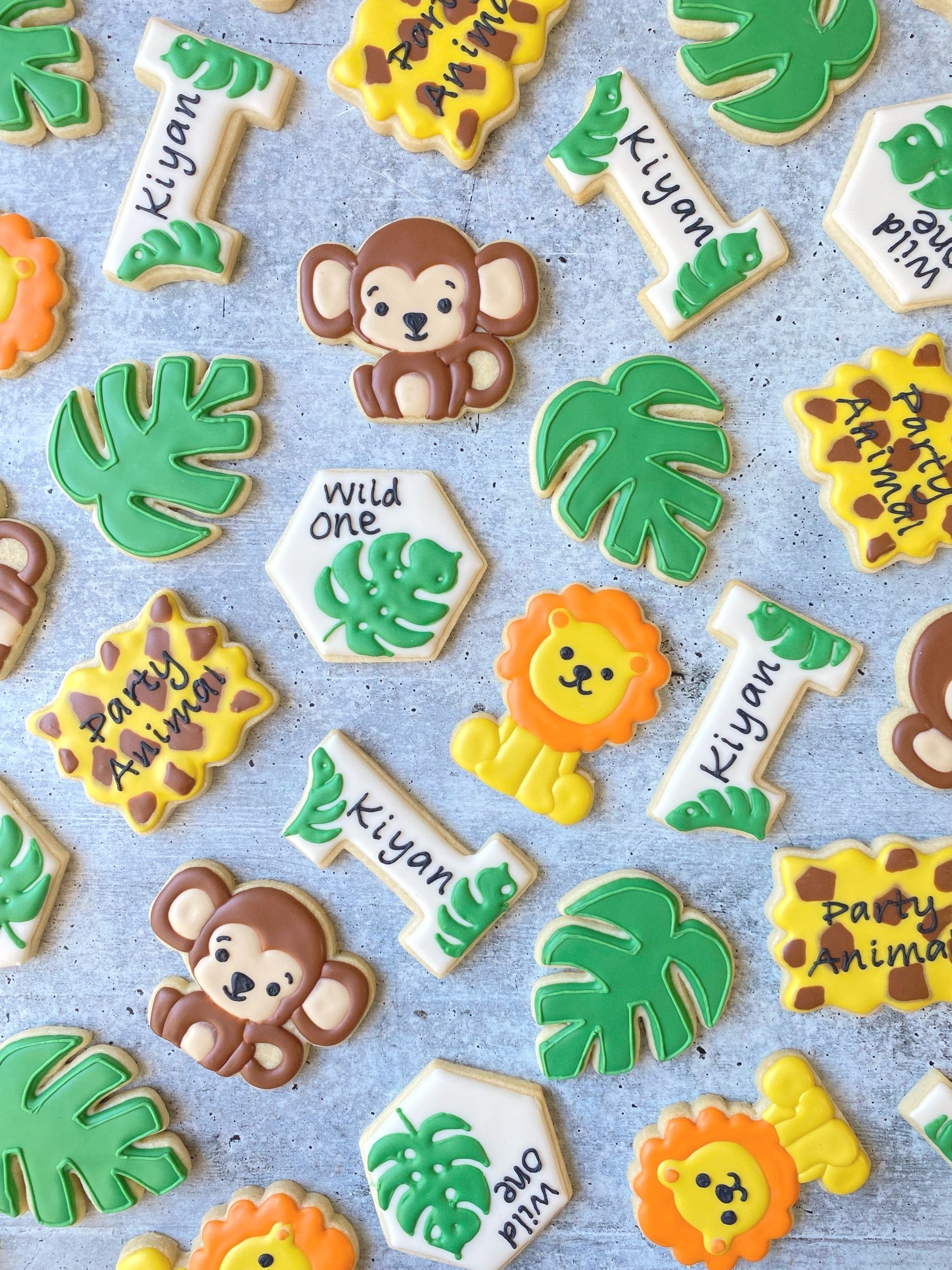 Wild One First Birthday Cookies