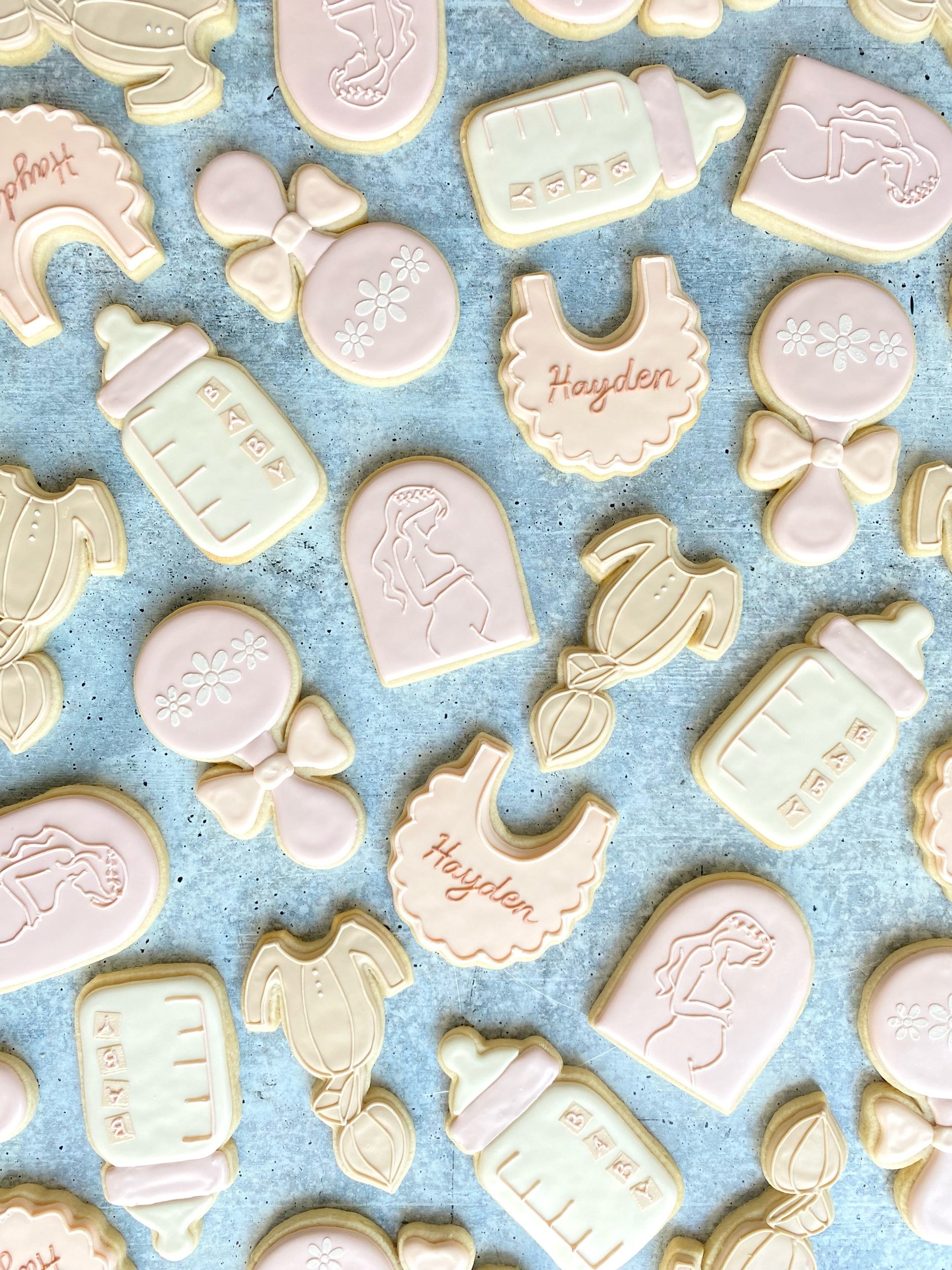 Boho Baby Shower Cookies