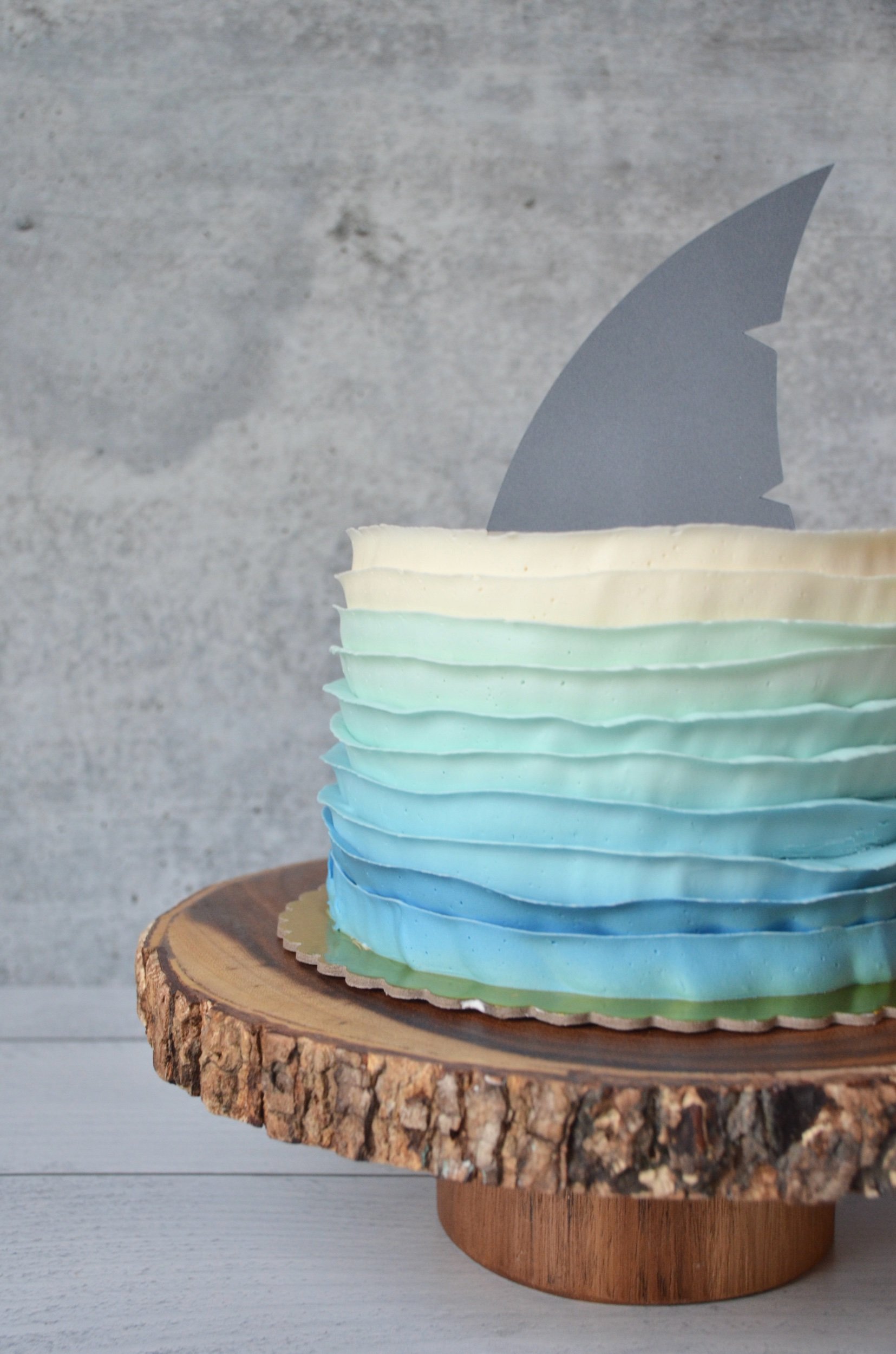 Shark Birthday Cake