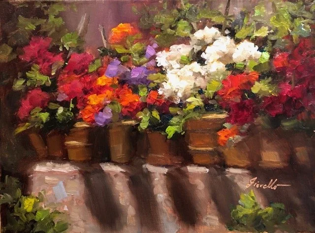 Painting Vibrant Flowers in Oil Alla Prima - Pat Fiorello