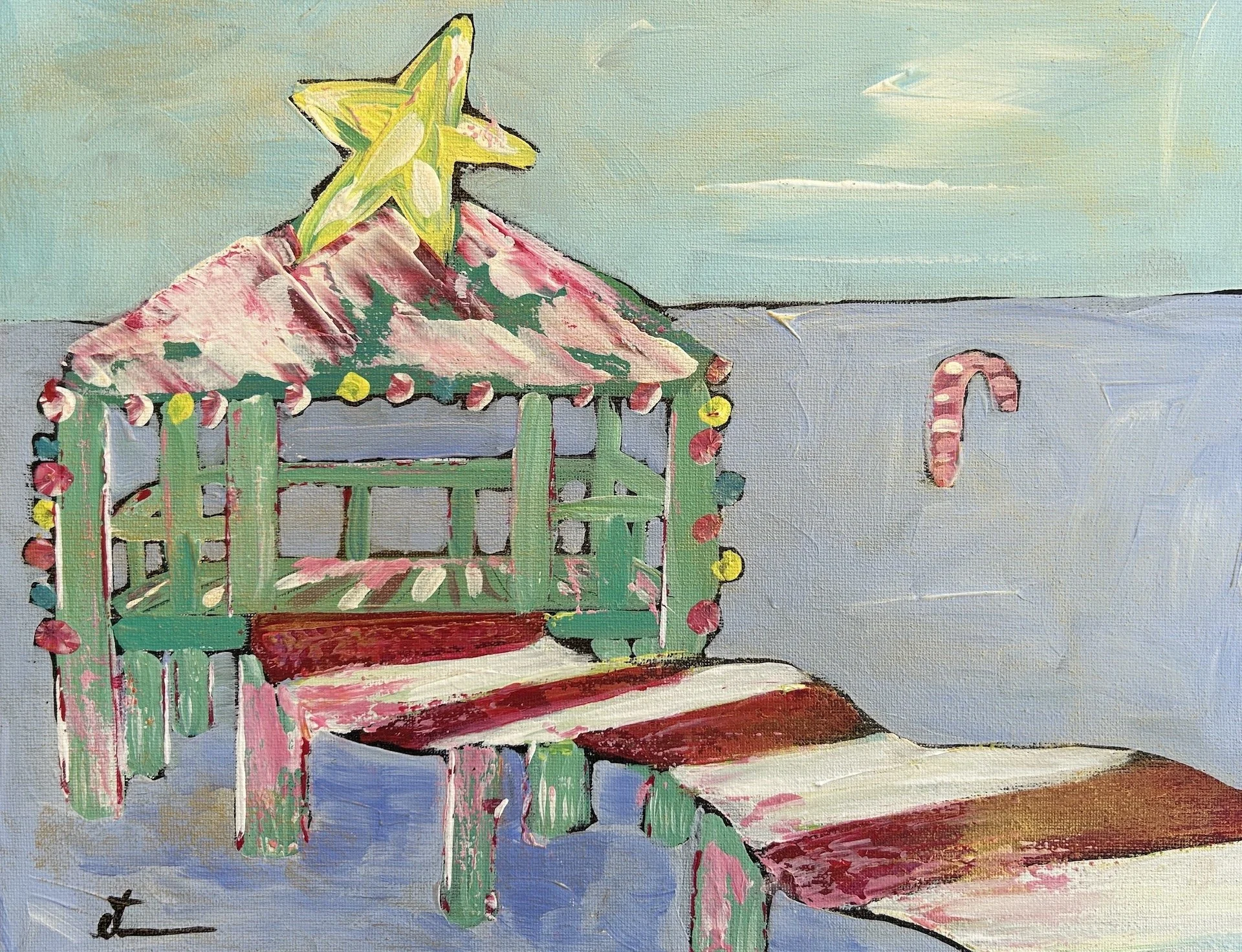 Paint a Christmas Pier