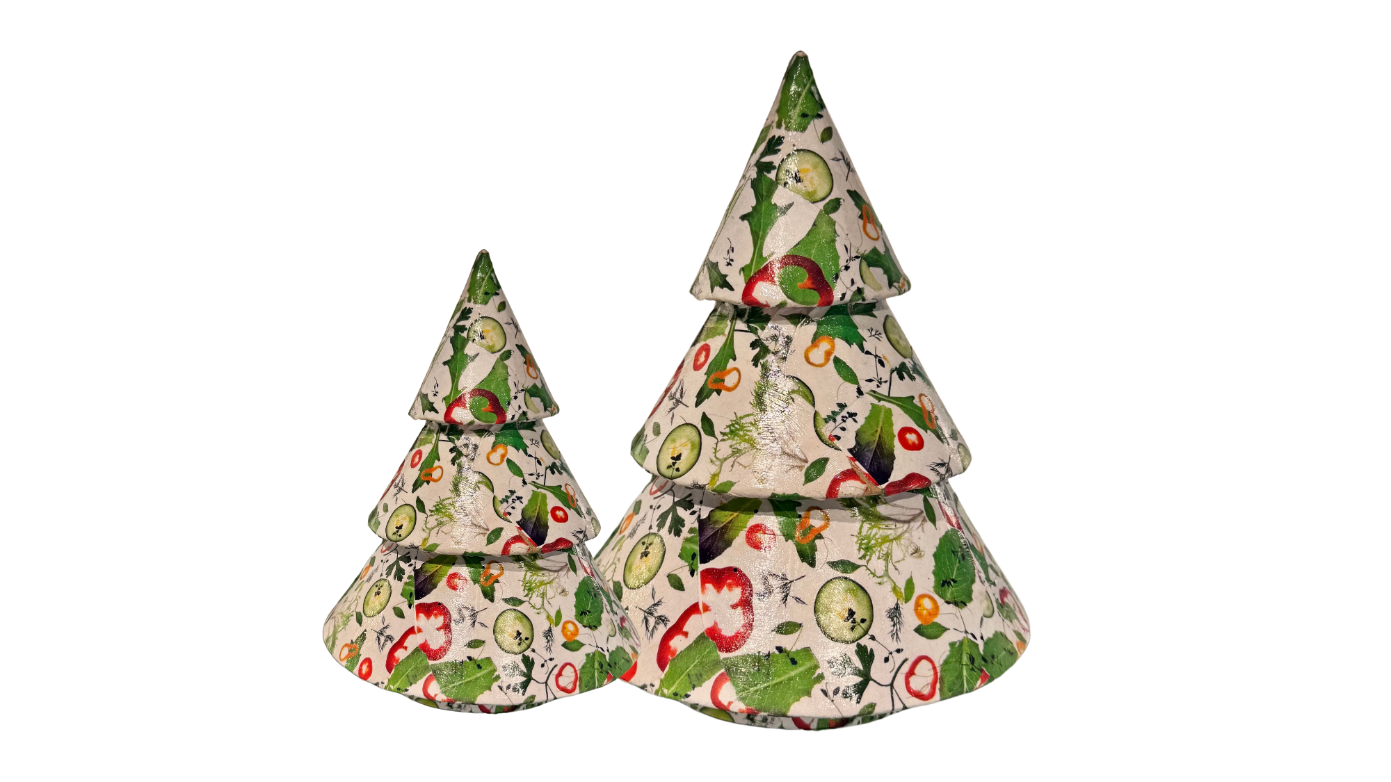 Decoupage Christmas Trees