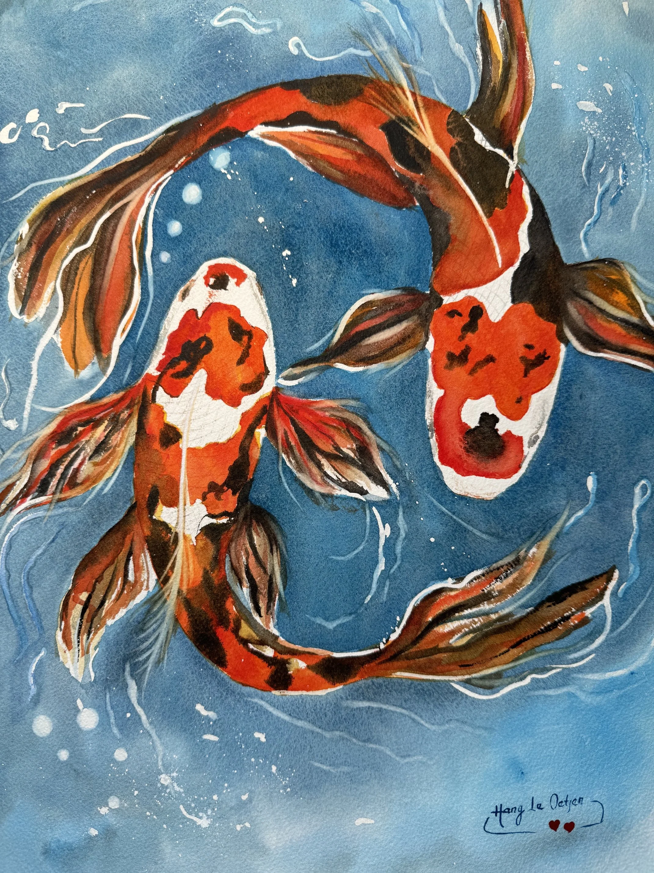 Watercolor Workshop: Koi Fish