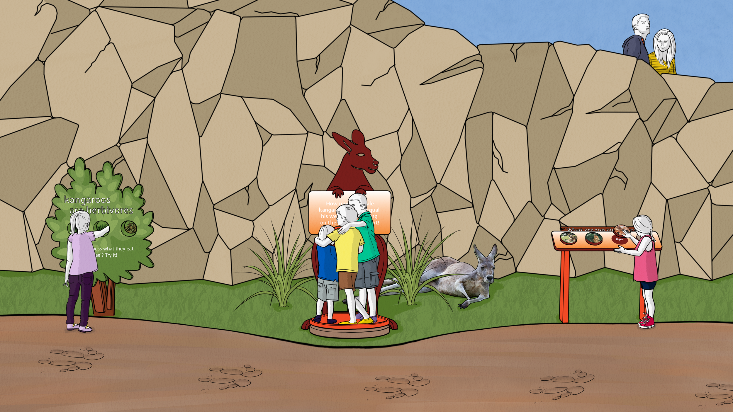 Roos At The Zoo Sarah Payne