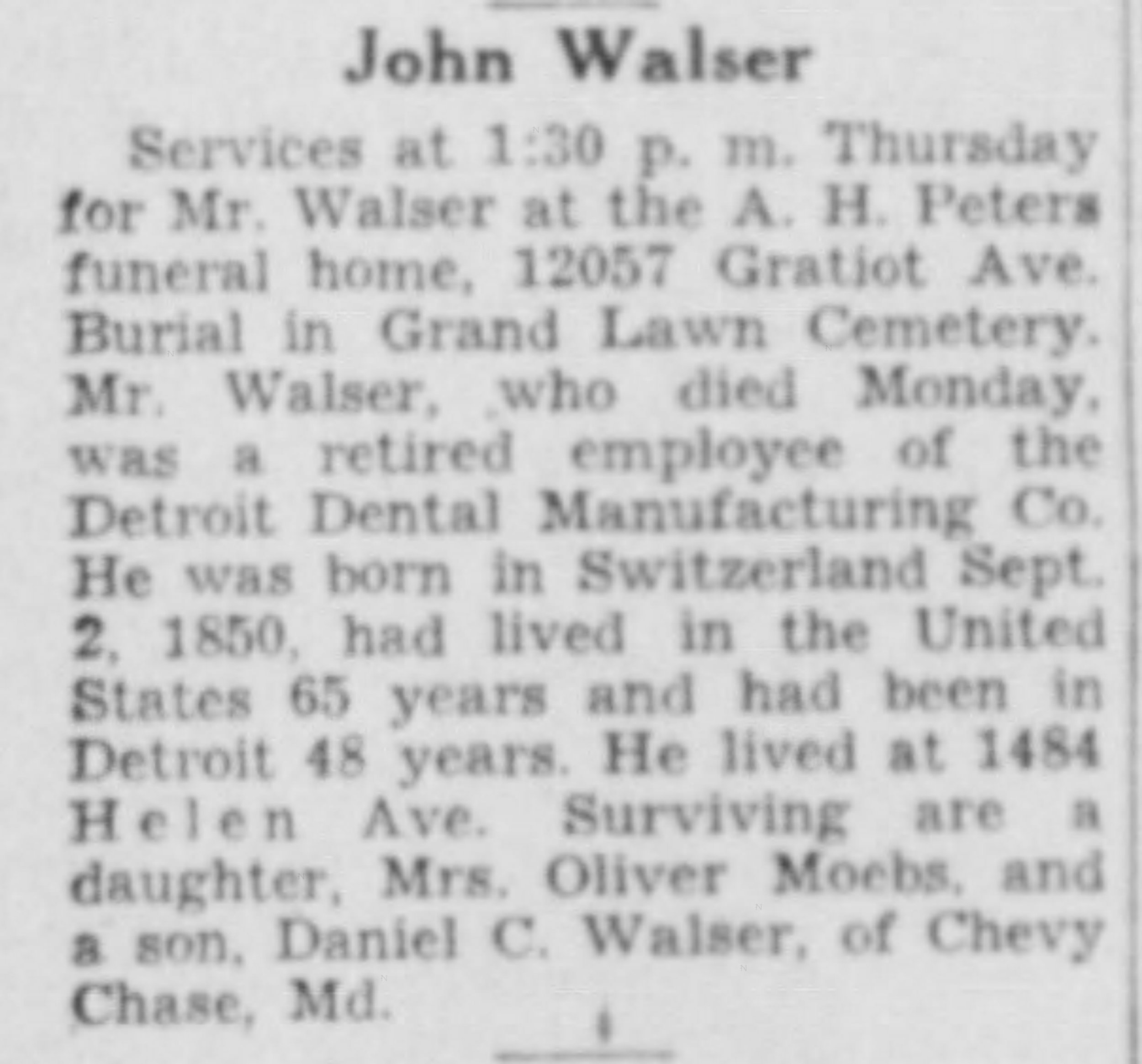 1937 Detroit Free Press