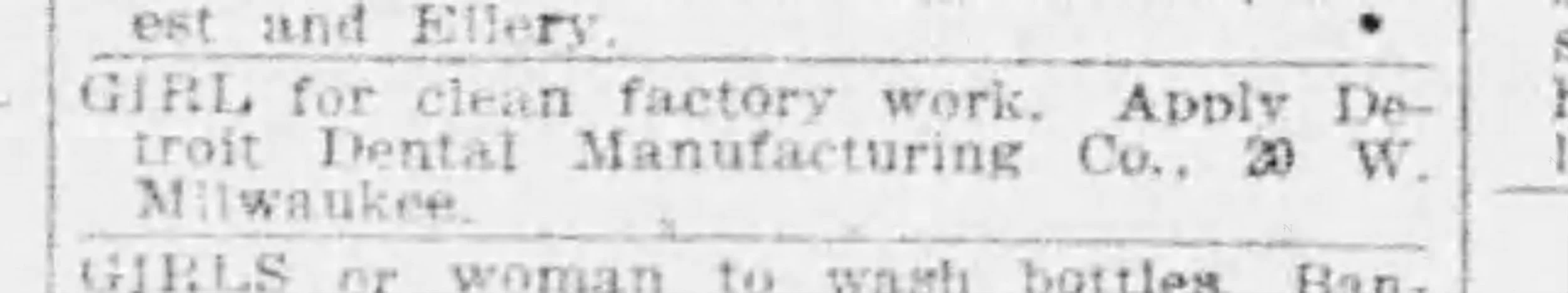 1920 - Detroit Free Press