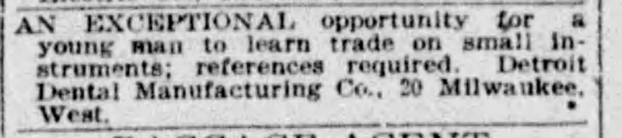 1920 - Detroit Free Press