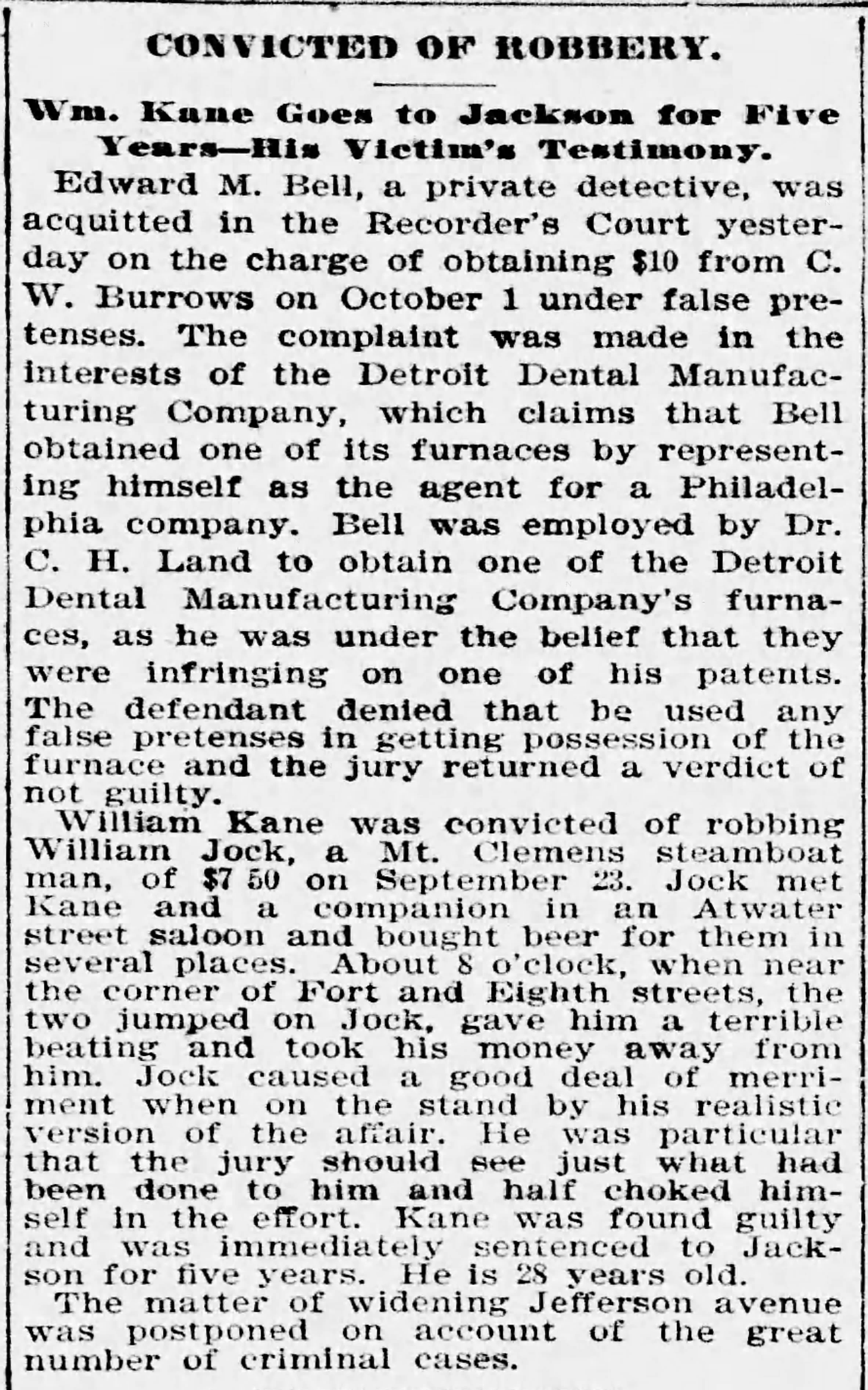 1892 - Detroit Free Press