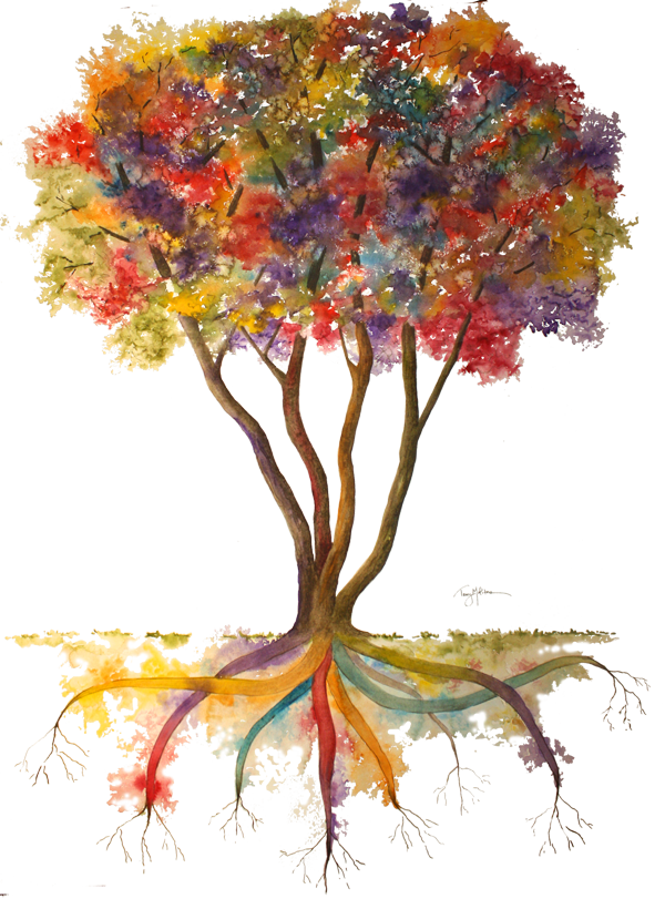 Rainbow Tree w Transparent Background.png