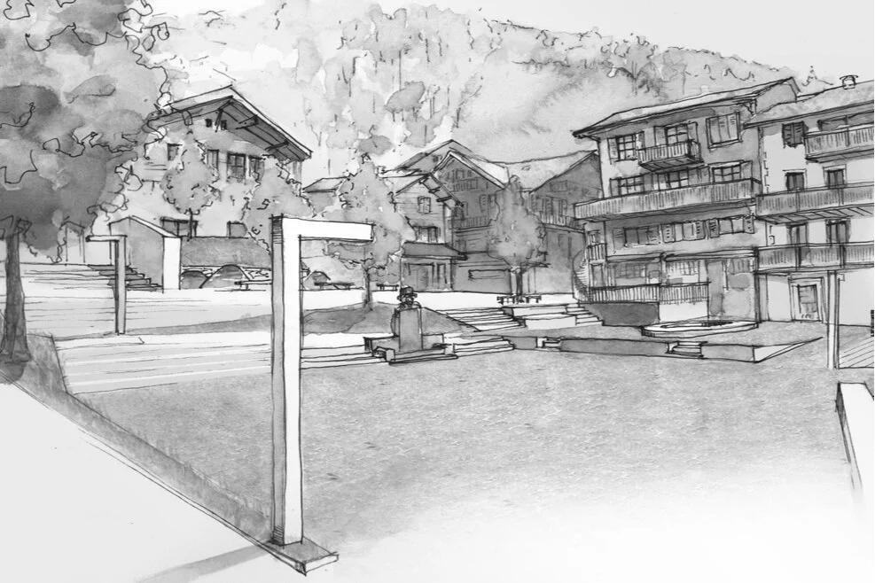 Concours </br>Place du village</br><I>Val d’Illiez</I>