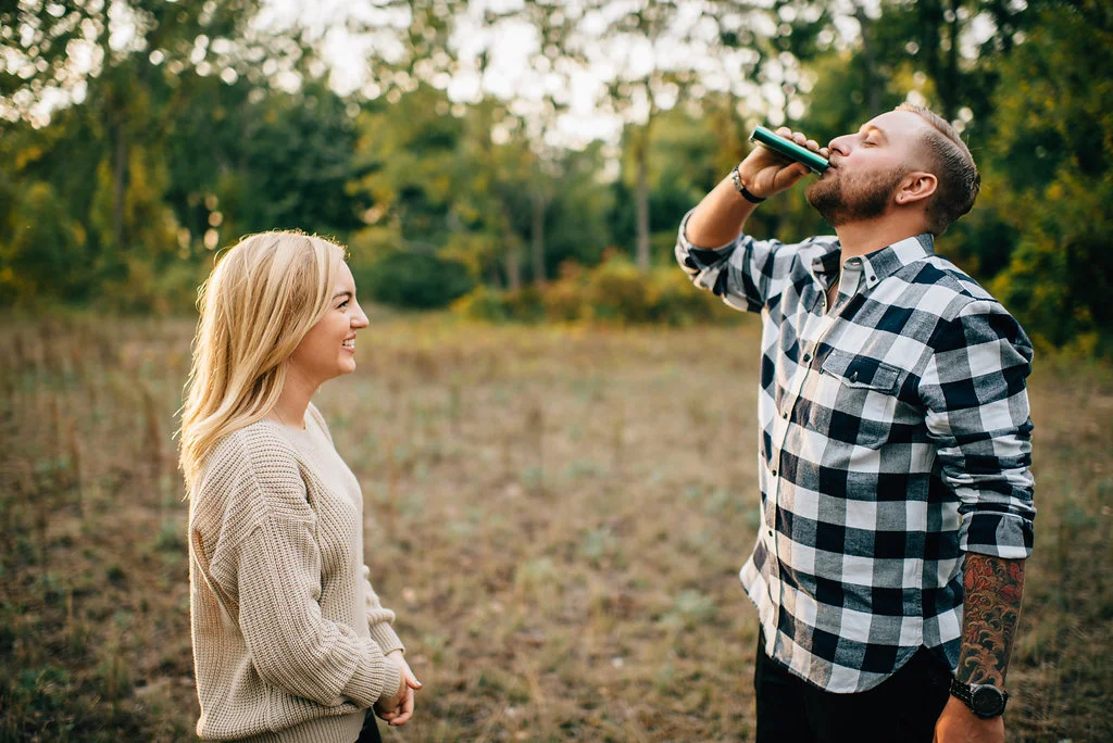 Ward's Island Engagement Session - Fall Engagement - Sara Monika Photographer