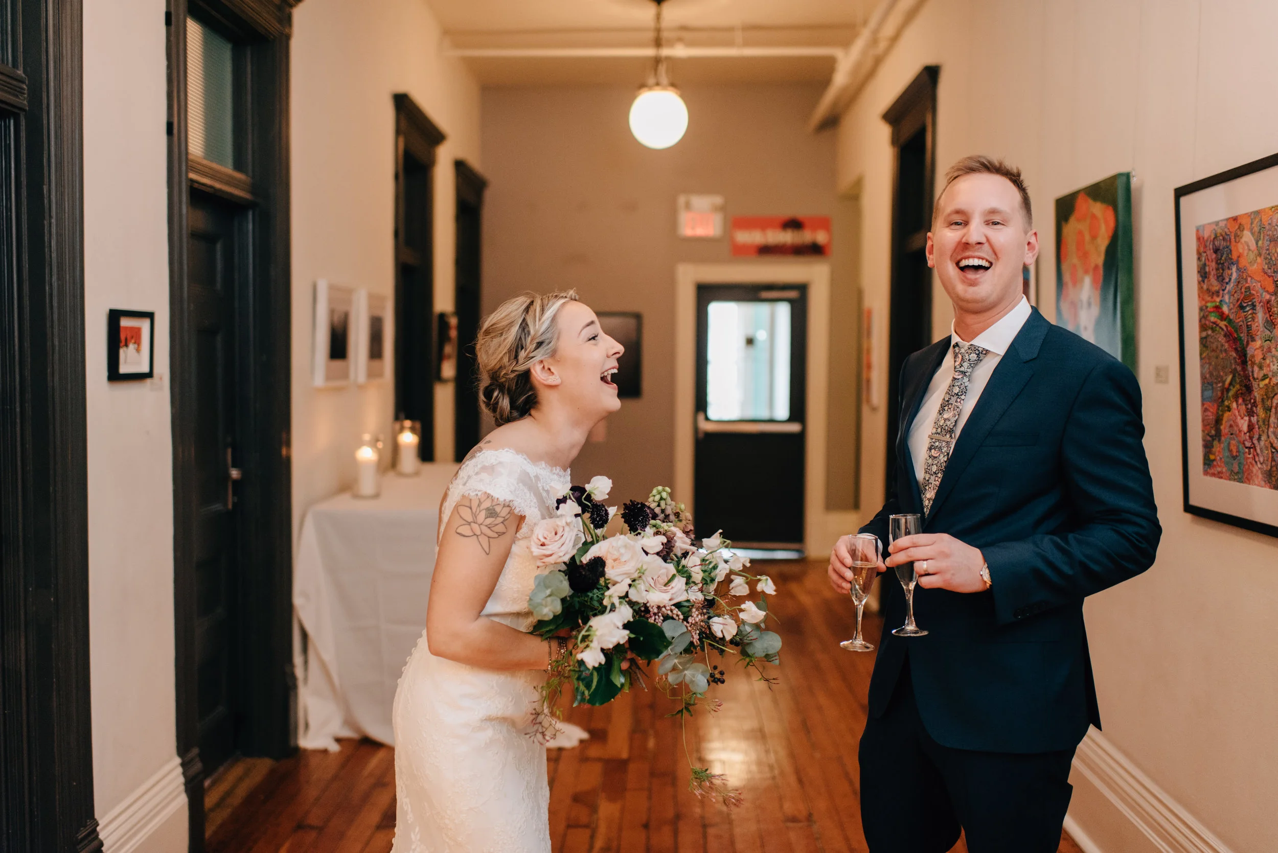 Intimate Gladstone Hotel Wedding in Toronto photographed by Sara Monika, Photographer