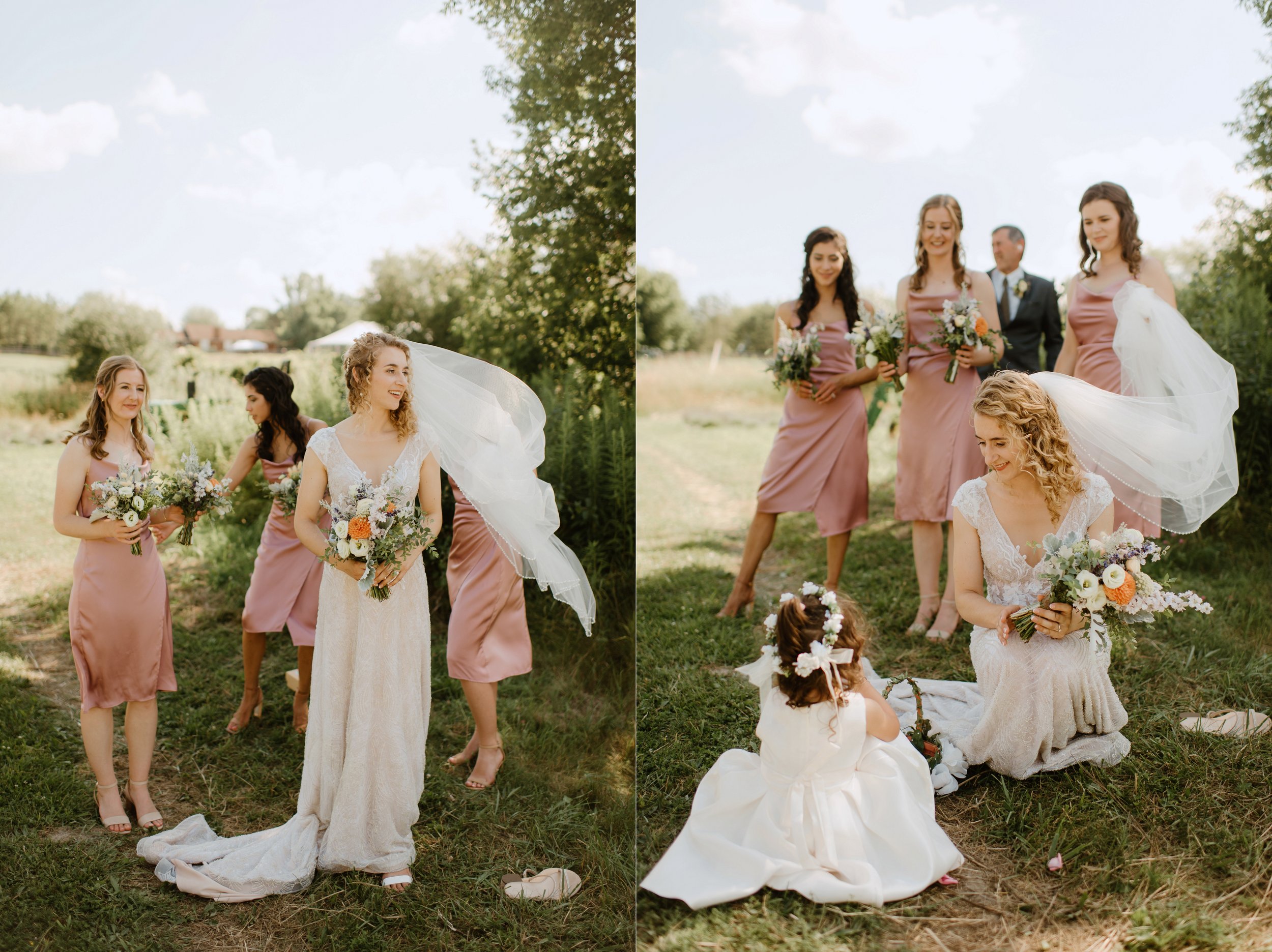 Peaceful Family Farm Wedding I Sara Monika