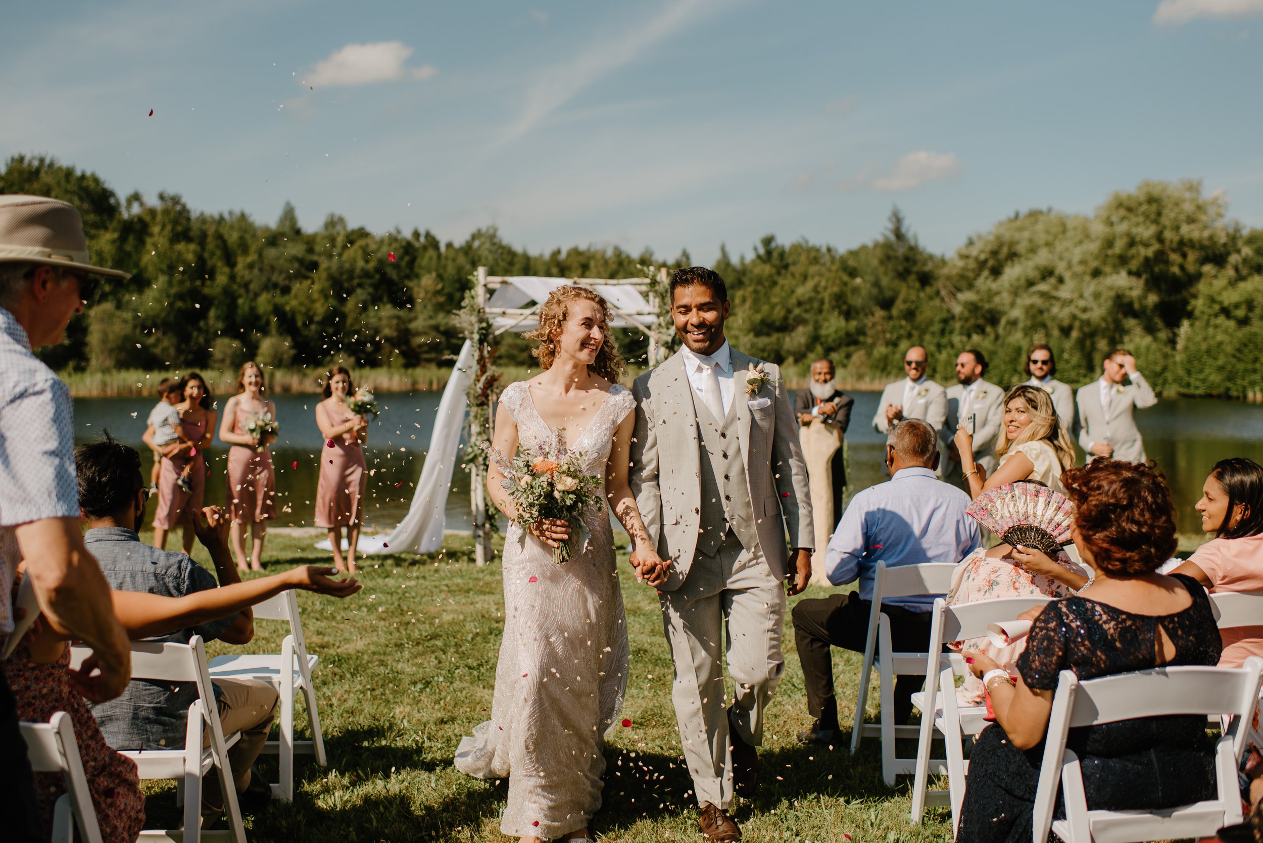 Peaceful Family Farm Wedding I Sara Monika