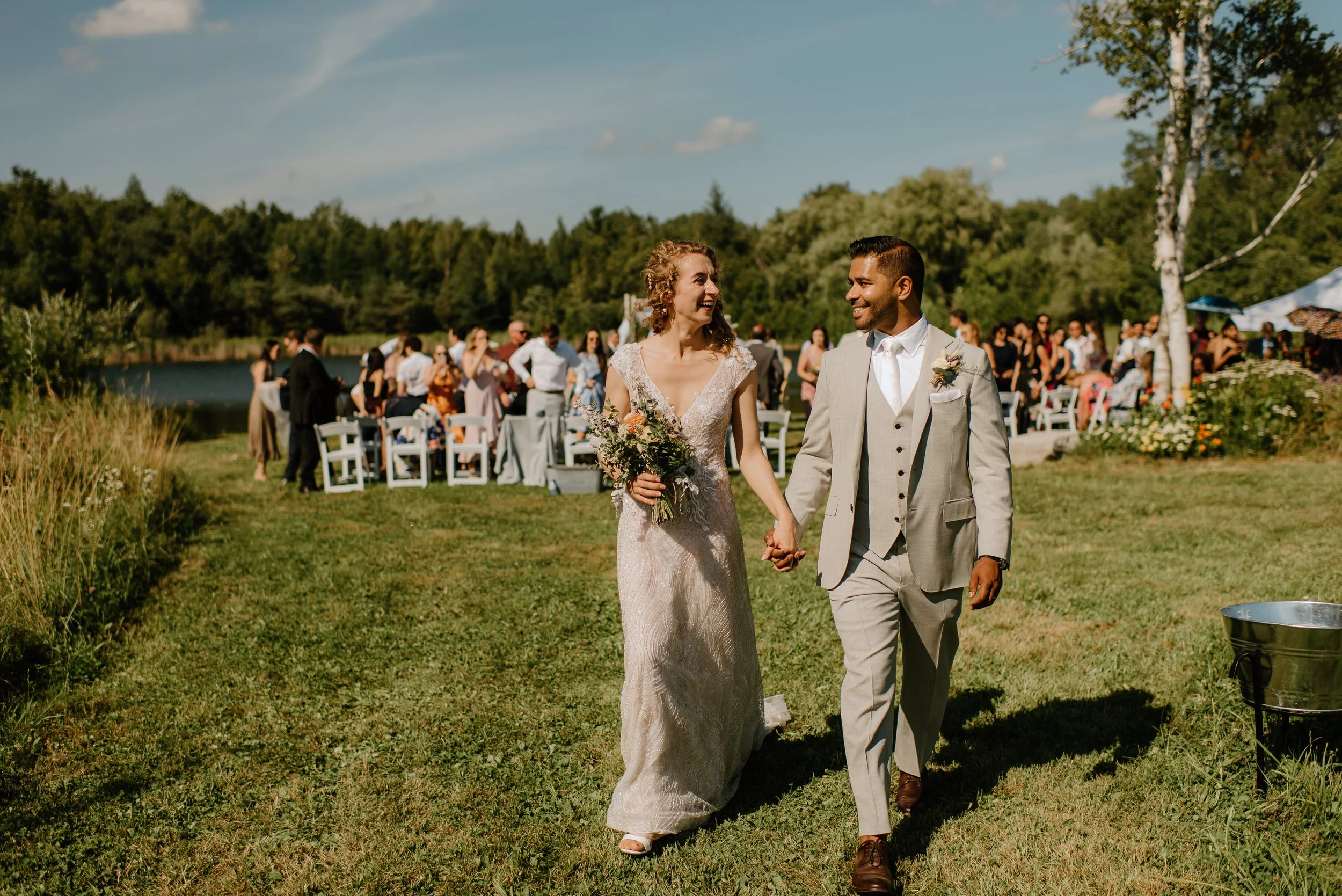 Peaceful Family Farm Wedding I Sara Monika