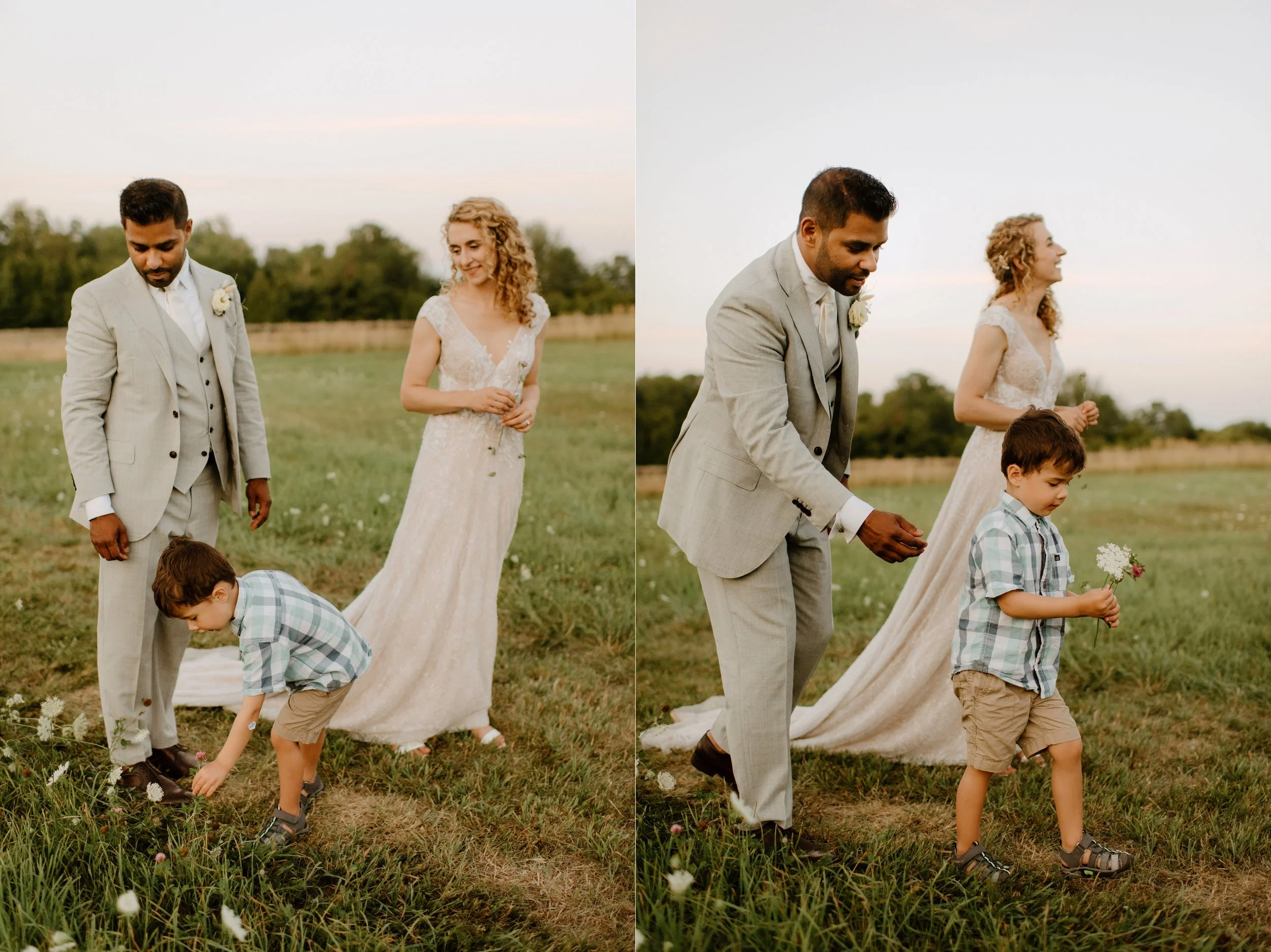 Peaceful Family Farm Wedding I Sara Monika