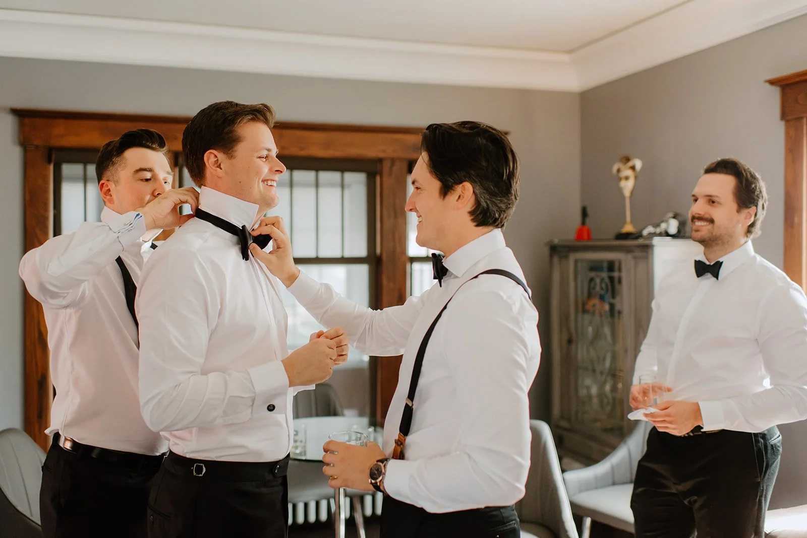 Chateau Des Charmes Niagara Wedding Taylor Richard – Groomsmen in suits