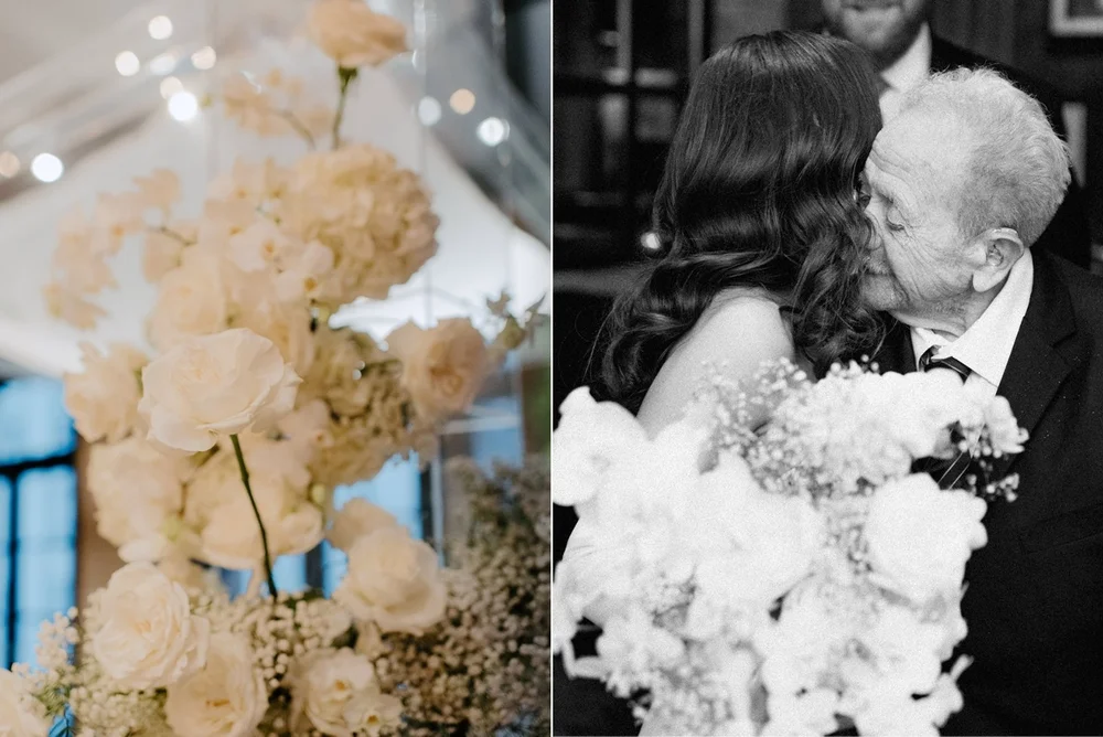 STORYS Building Wedding in Toronto Robyn and Tyler – Brida Hugging Nonna