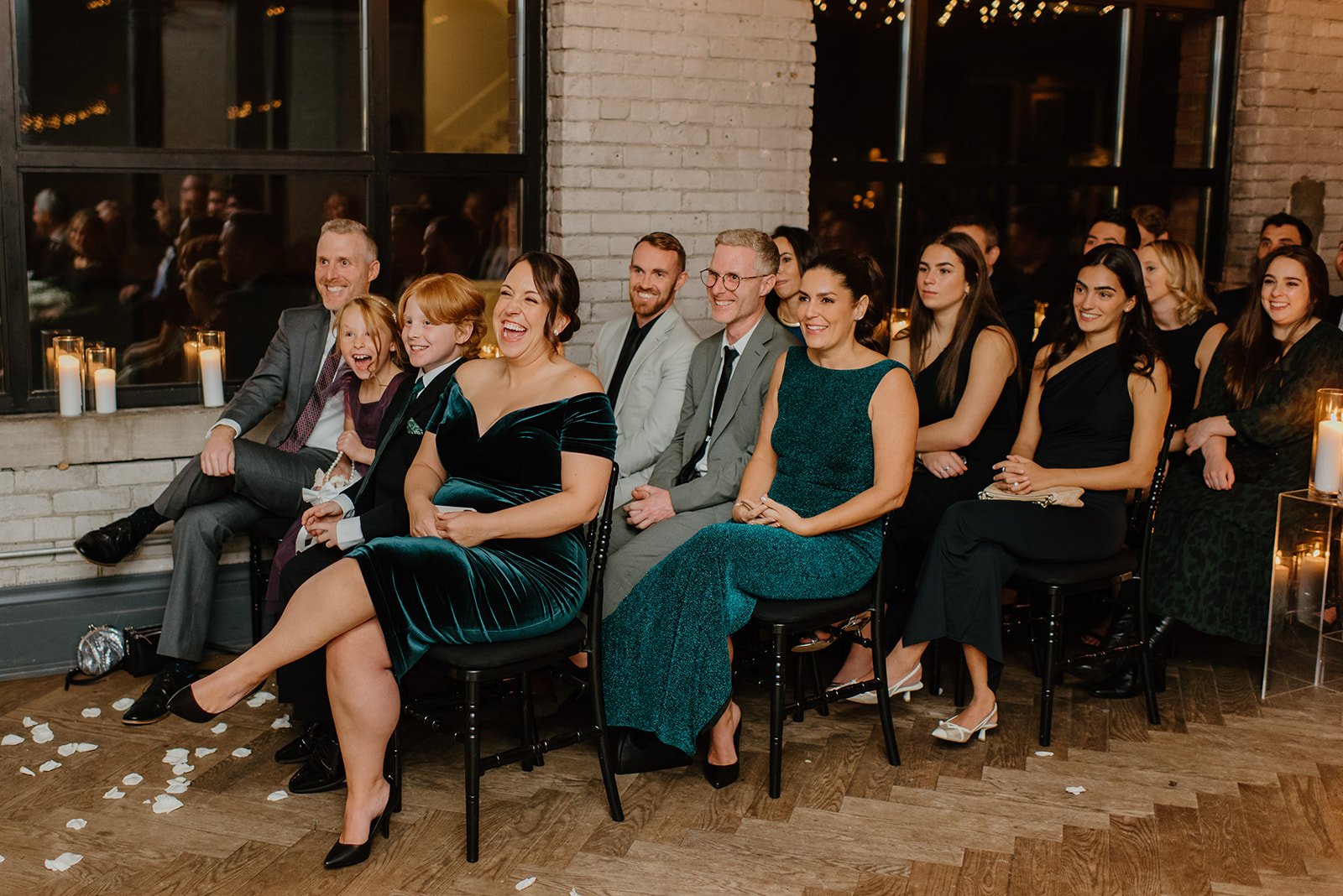 STORYS Building Wedding in Toronto Robyn and Tyler – Wedding Guest during Wedding Ceremony