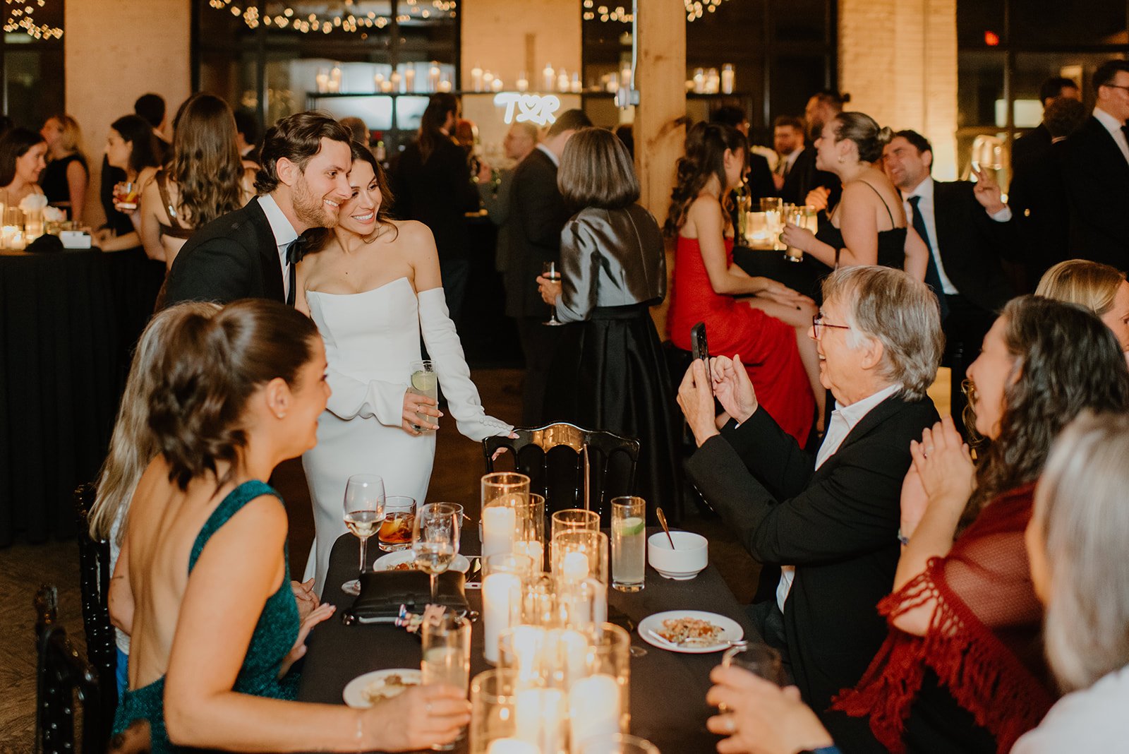 STORYS Building Wedding in Toronto Robyn and Tyler – Bride Beaming with Happiness on Her Wedding Day