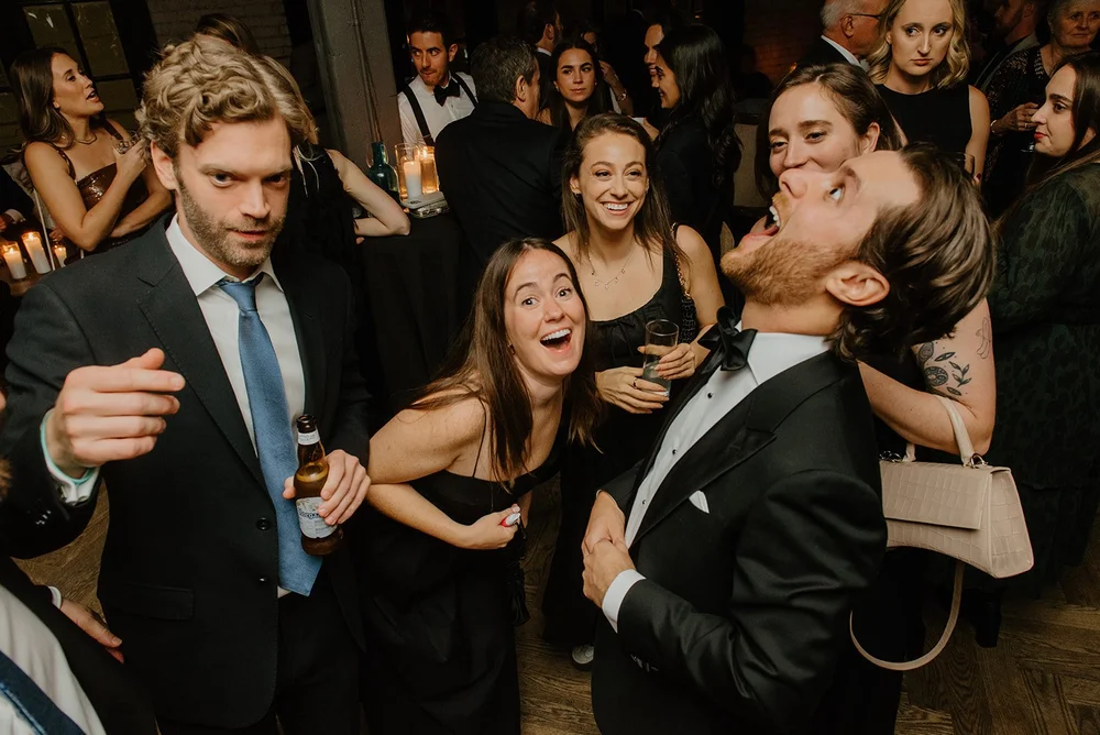 STORYS Building Wedding in Toronto Robyn and Tyler – Guests enjoying the celebration and sharing joyful moments