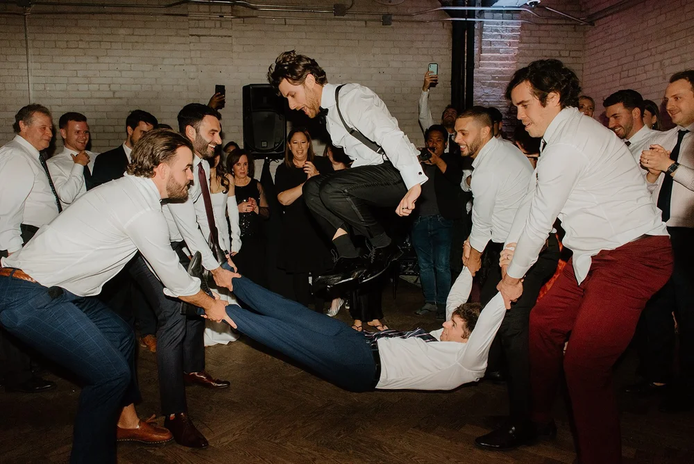 STORYS Building Wedding in Toronto Robyn and Tyler – Groom Swaying 