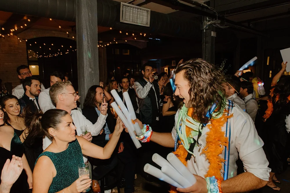 STORYS Building Wedding in Toronto Robyn and Tyler – Guests Dancing at the Rave Party