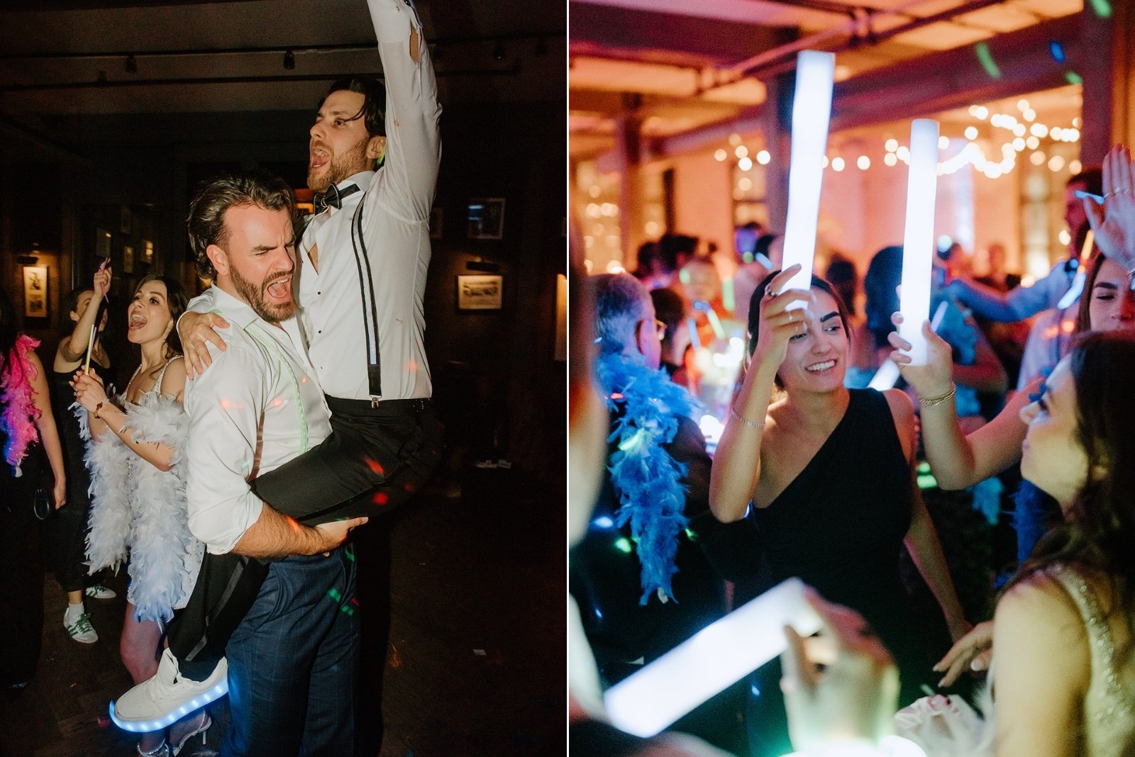 STORYS Building Wedding in Toronto Robyn and Tyler – Groom Full of Joy at the Rave party