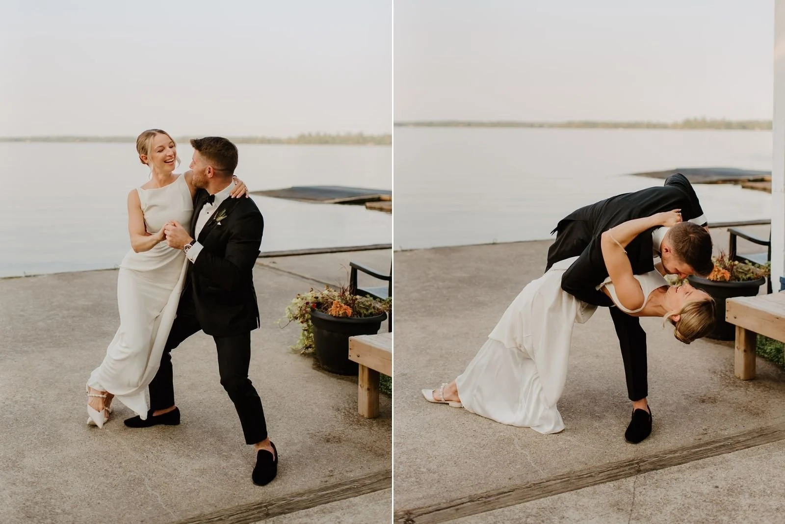 Joyful Bayview Wildwood Wedding – Shelby and Joe's first dance on the shore.
